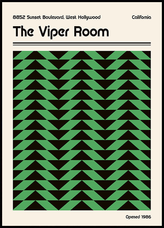 Viper Room Retro Plakat - Posterbox