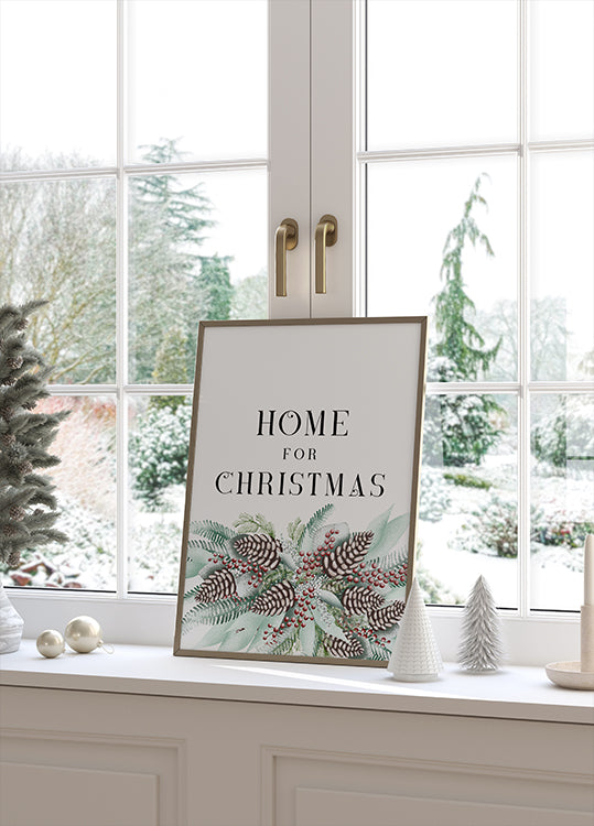 Home for Christmas Plakat - Posterbox