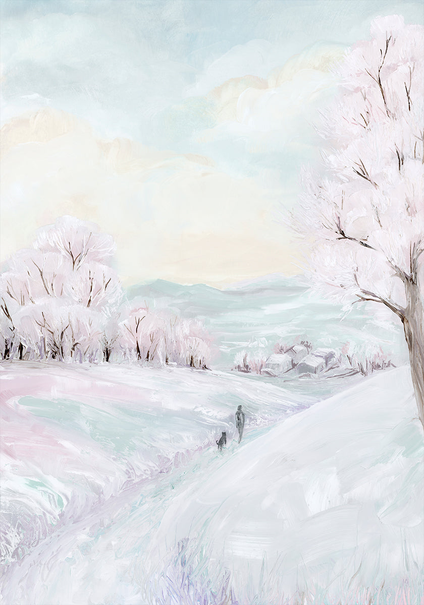 The winter stroll Plakat - Posterbox