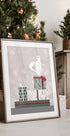 Retro cat and gifts Plakat - Posterbox
