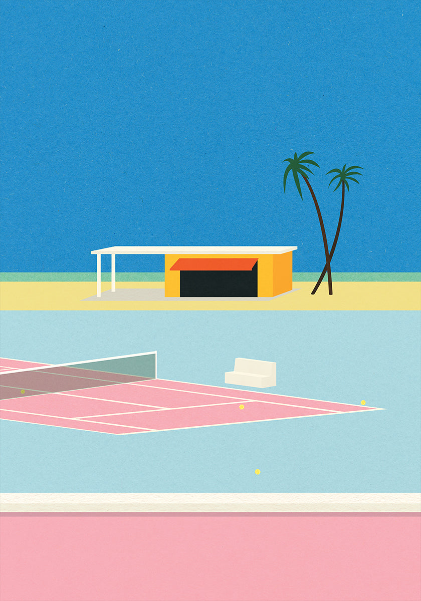 Tennis By the Beach - Posterbox