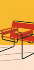Wassily Chair Marcel Breuer Plakat - Posterbox