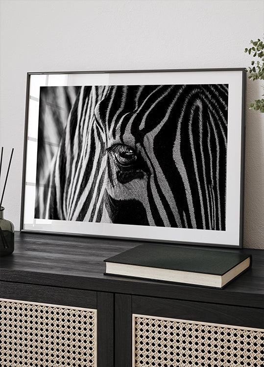 Abstract Zebra Plakat - Posterbox