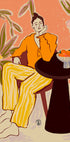 Woman With Oranges Plakat - Posterbox