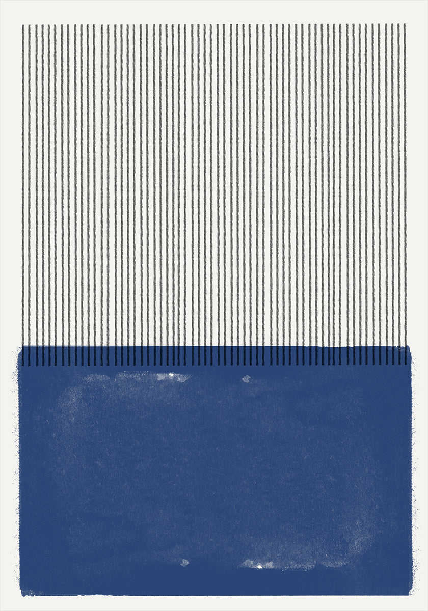 Blue Line Harmony Plakat - Posterbox