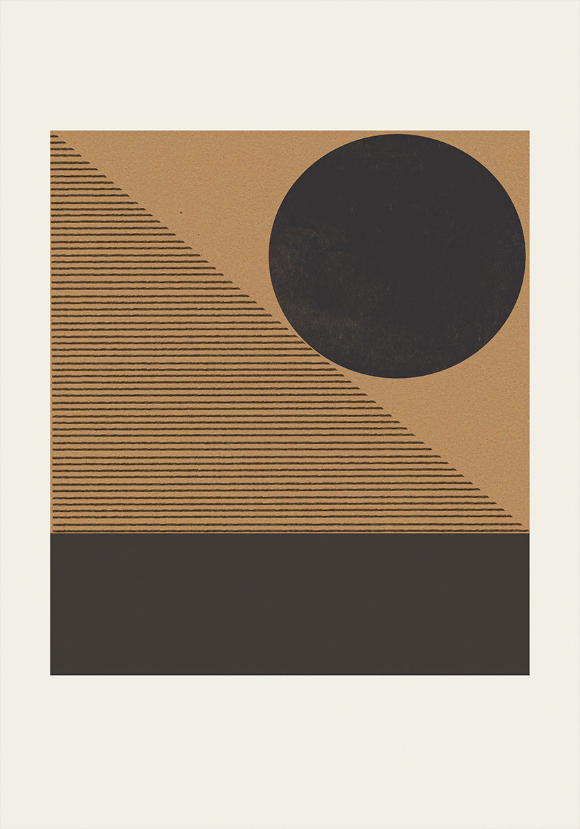 Geometric Eclipse Plakat - Posterbox