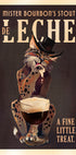 Bourbon De Leche Guinness Style Cat Art Plakat - Posterbox
