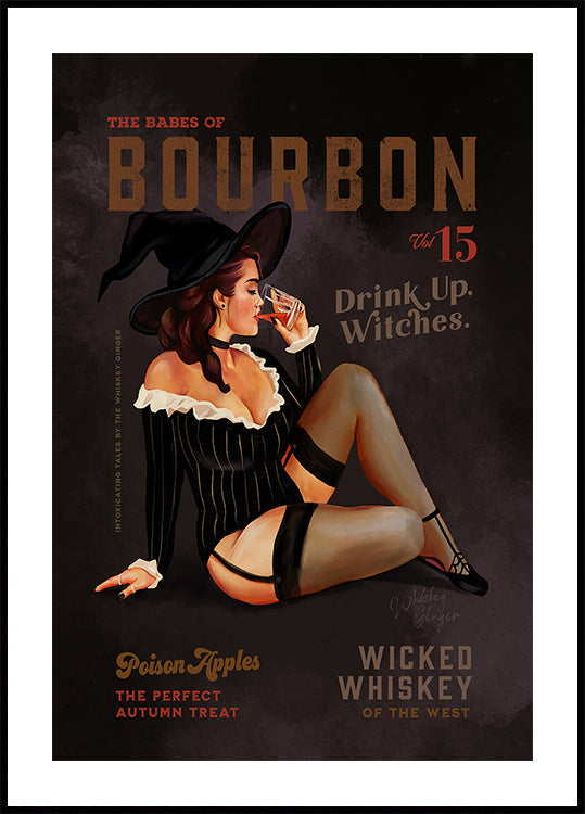 Babes of Bourbon October Halloween Witch (NEW) - Posterbox