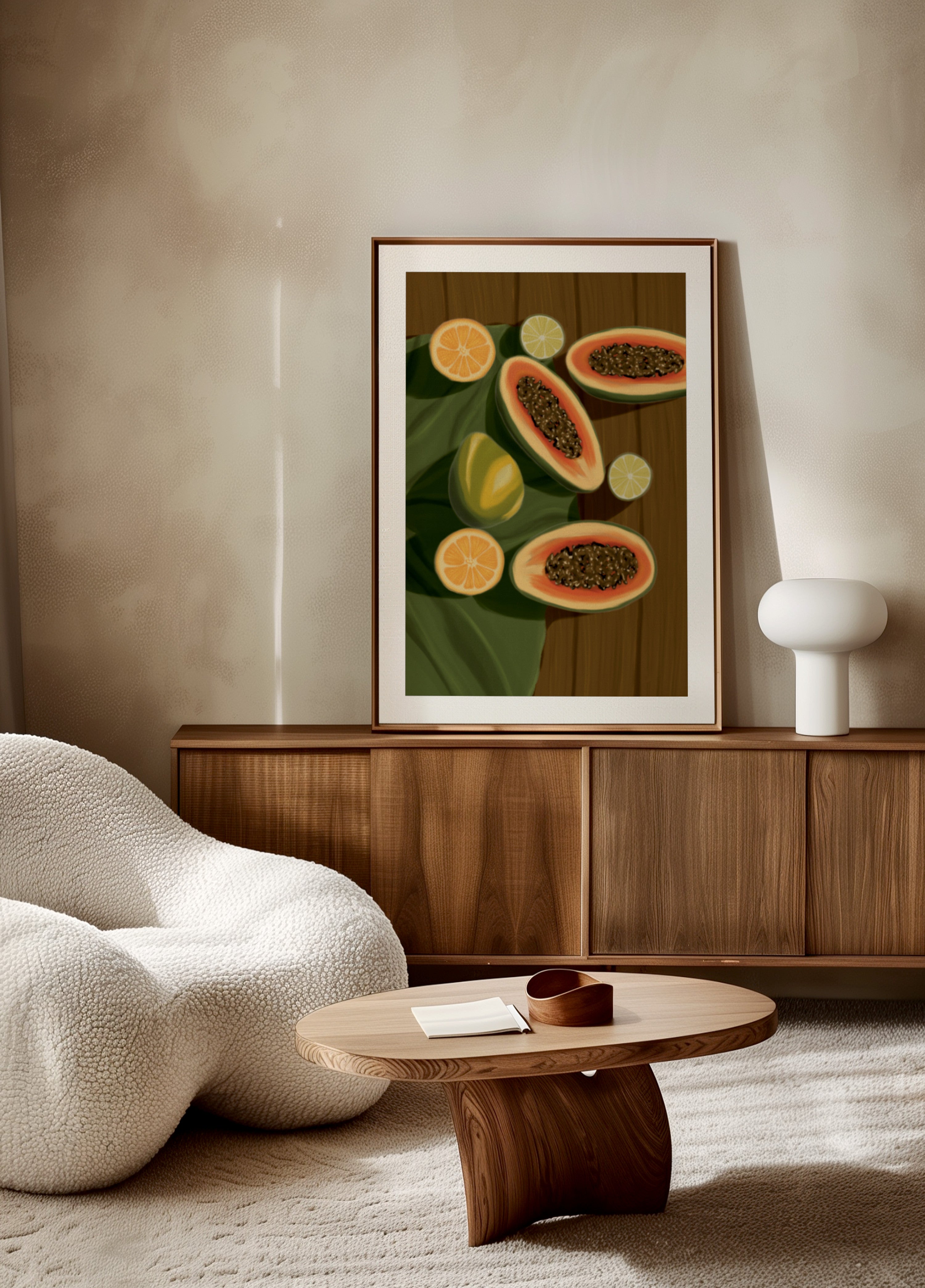 Frutas tropicales vibrantes