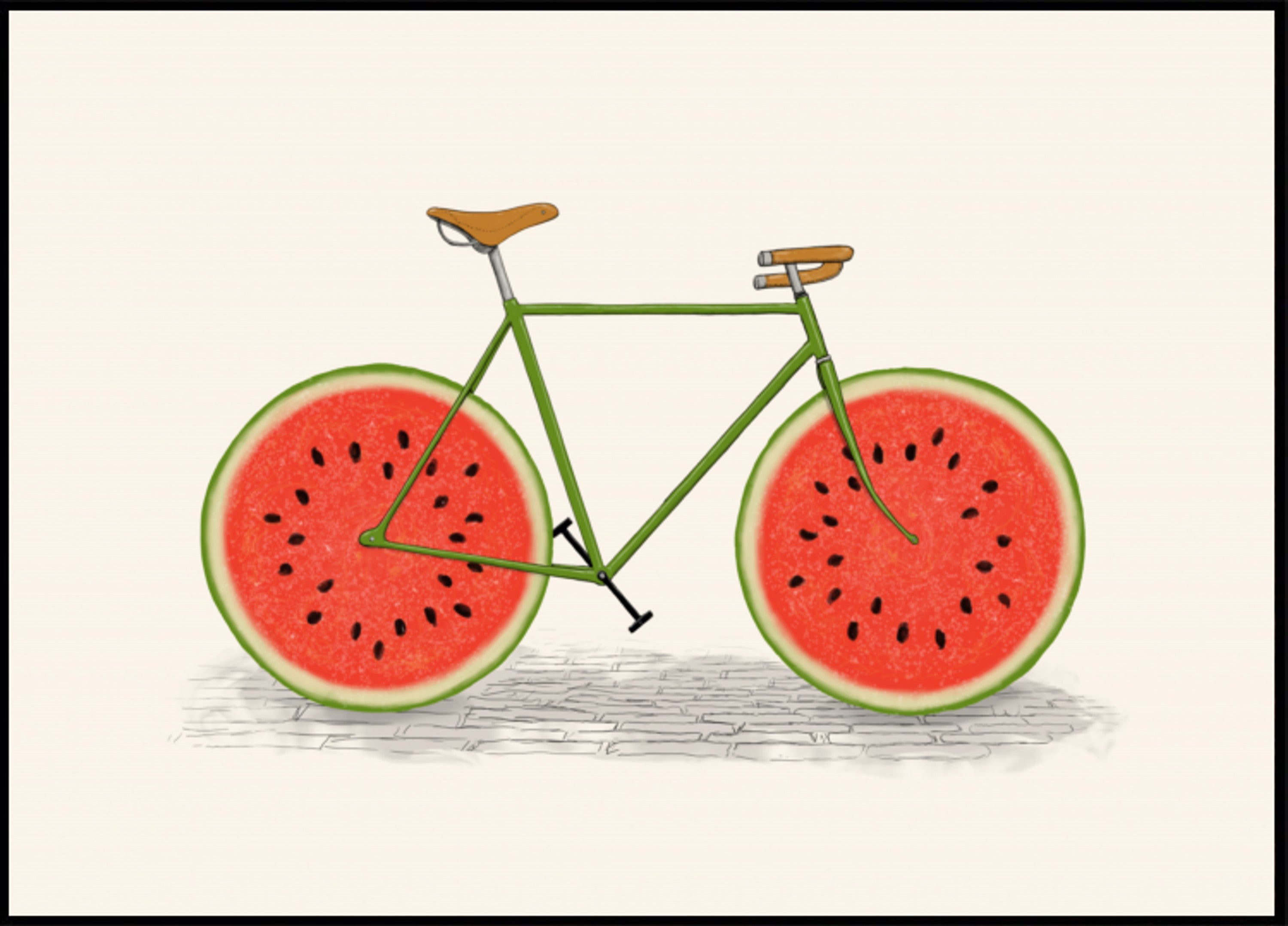 Bicicleta de sandía
