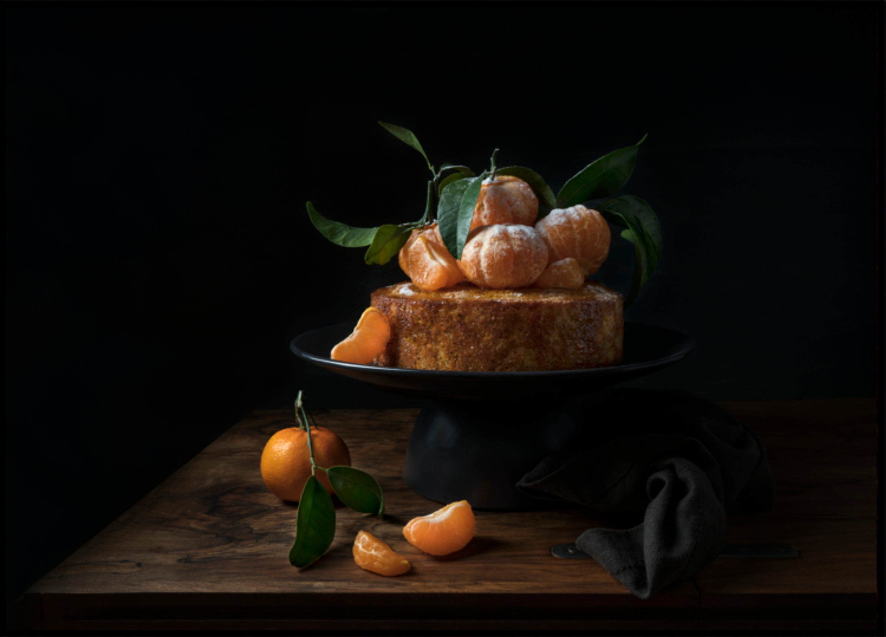 Pastel Rústico De Mandarina