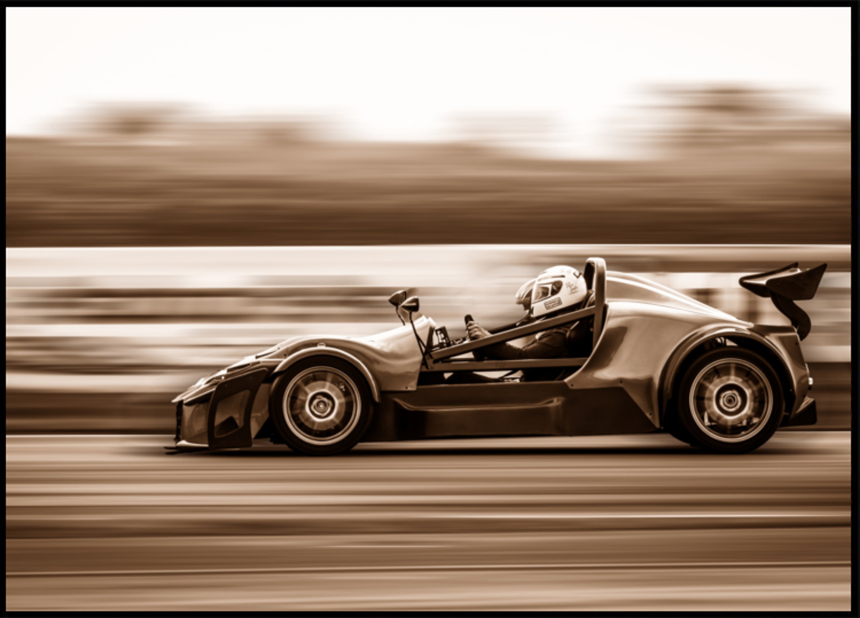 Coche de carreras de alta velocidad