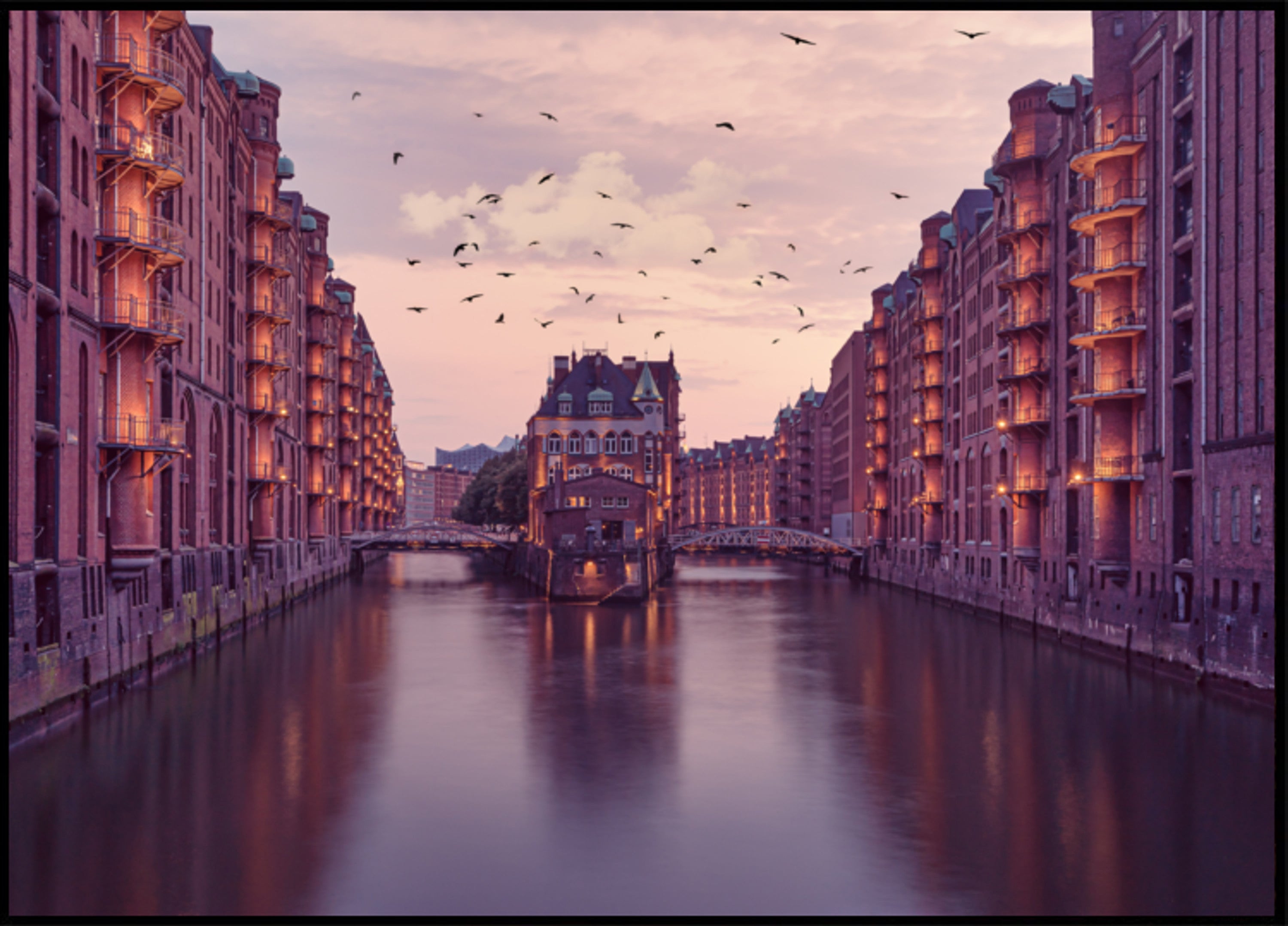 Crepúsculo histórico del canal