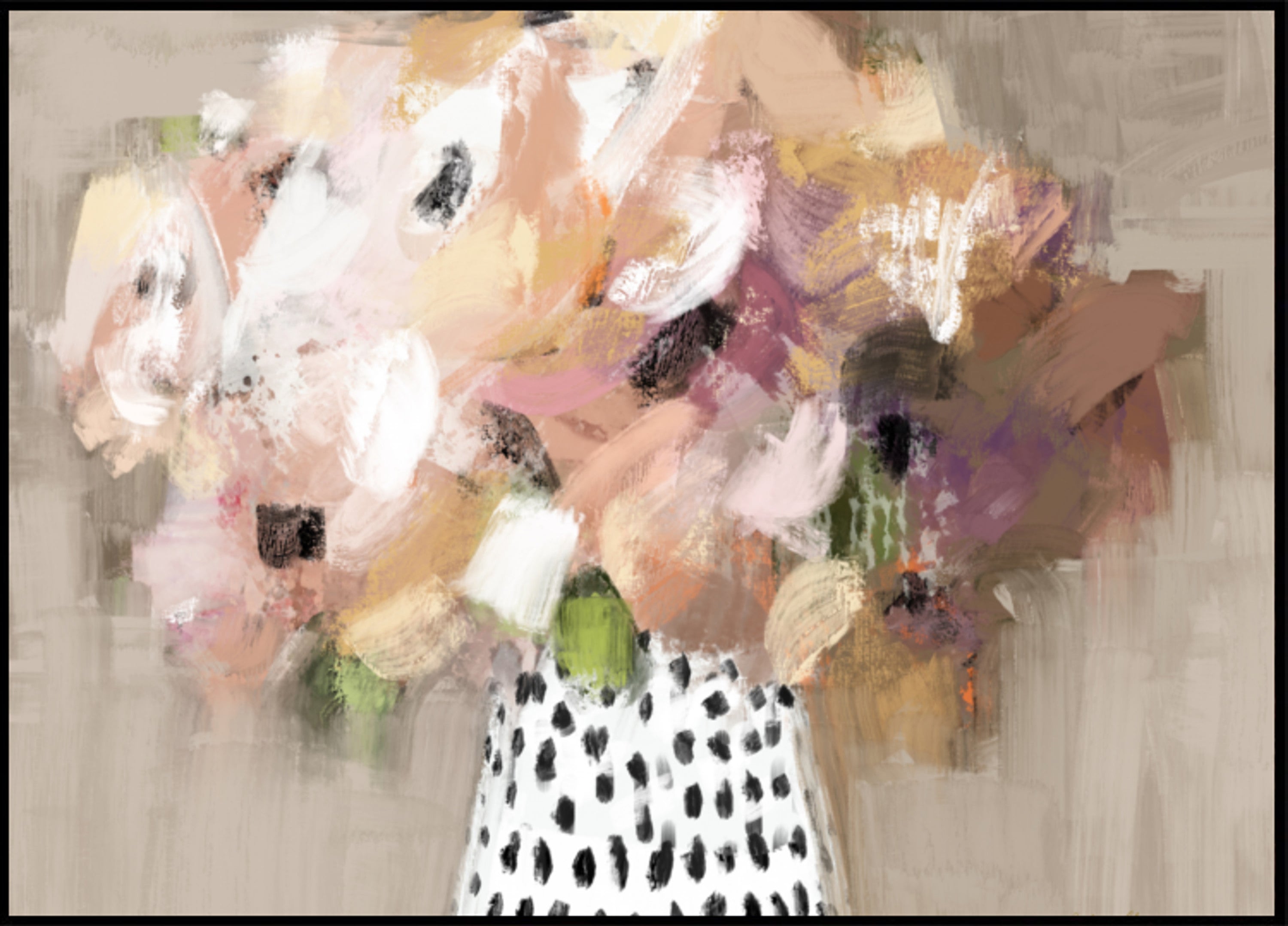 Ramo de flores abstractas