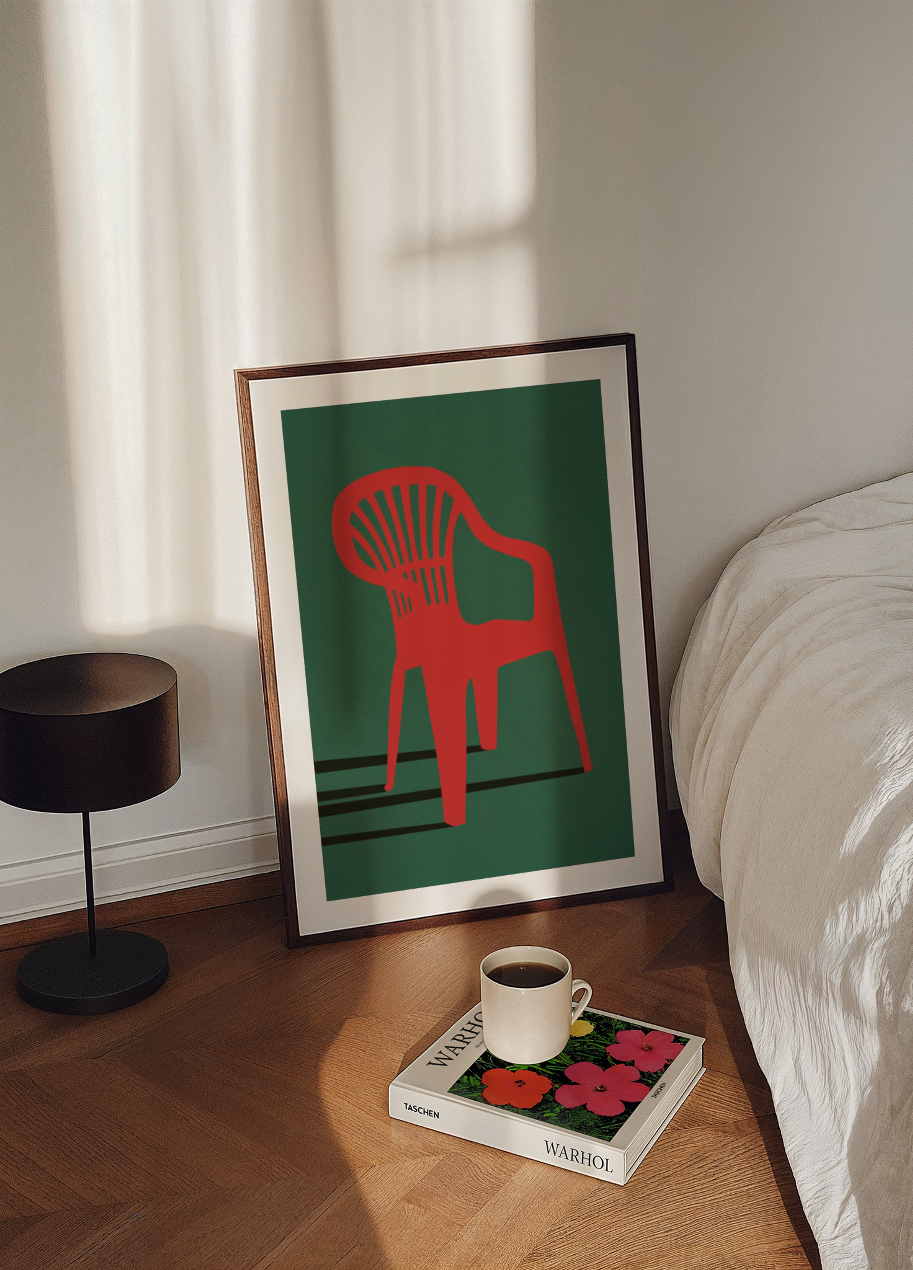 Silla roja audaz