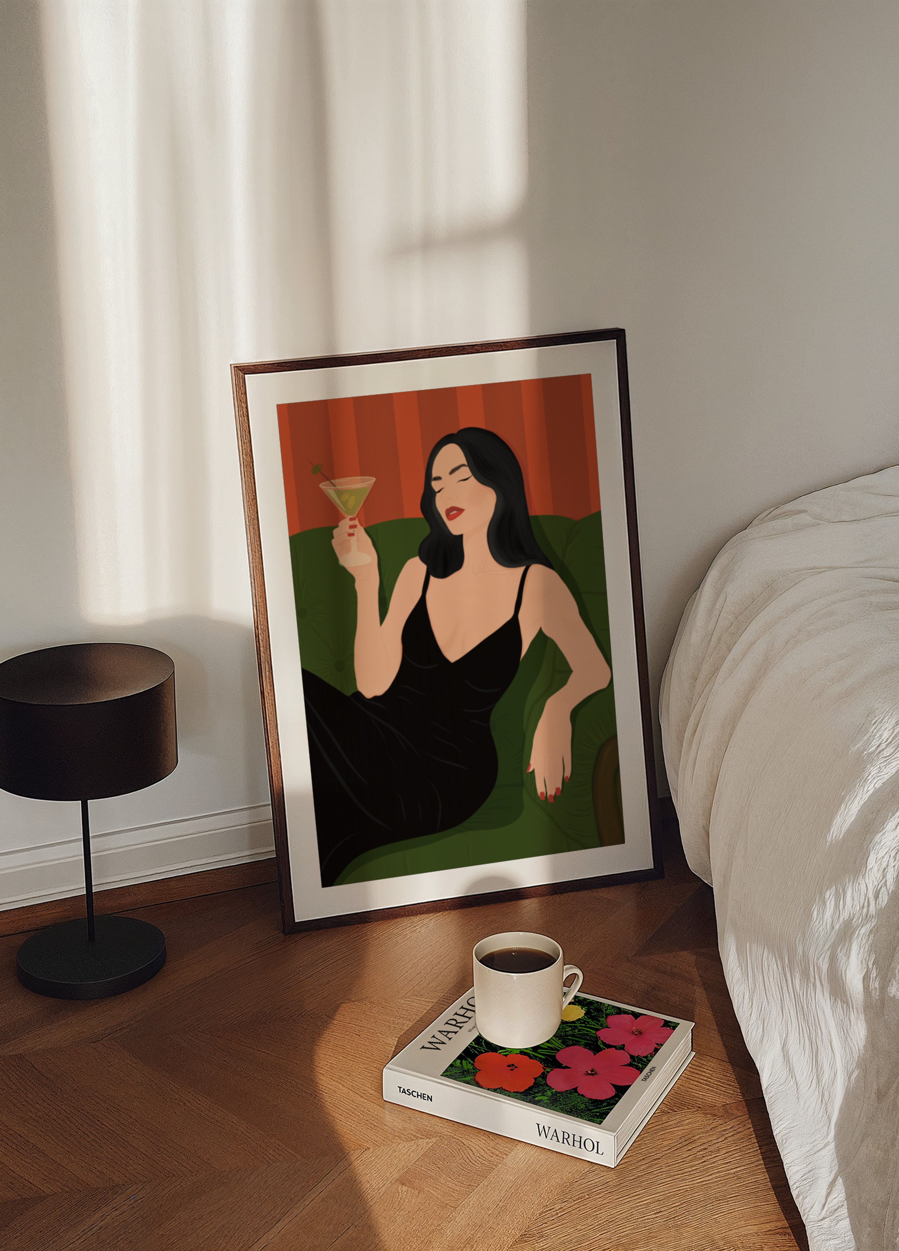 Elegante dama martini