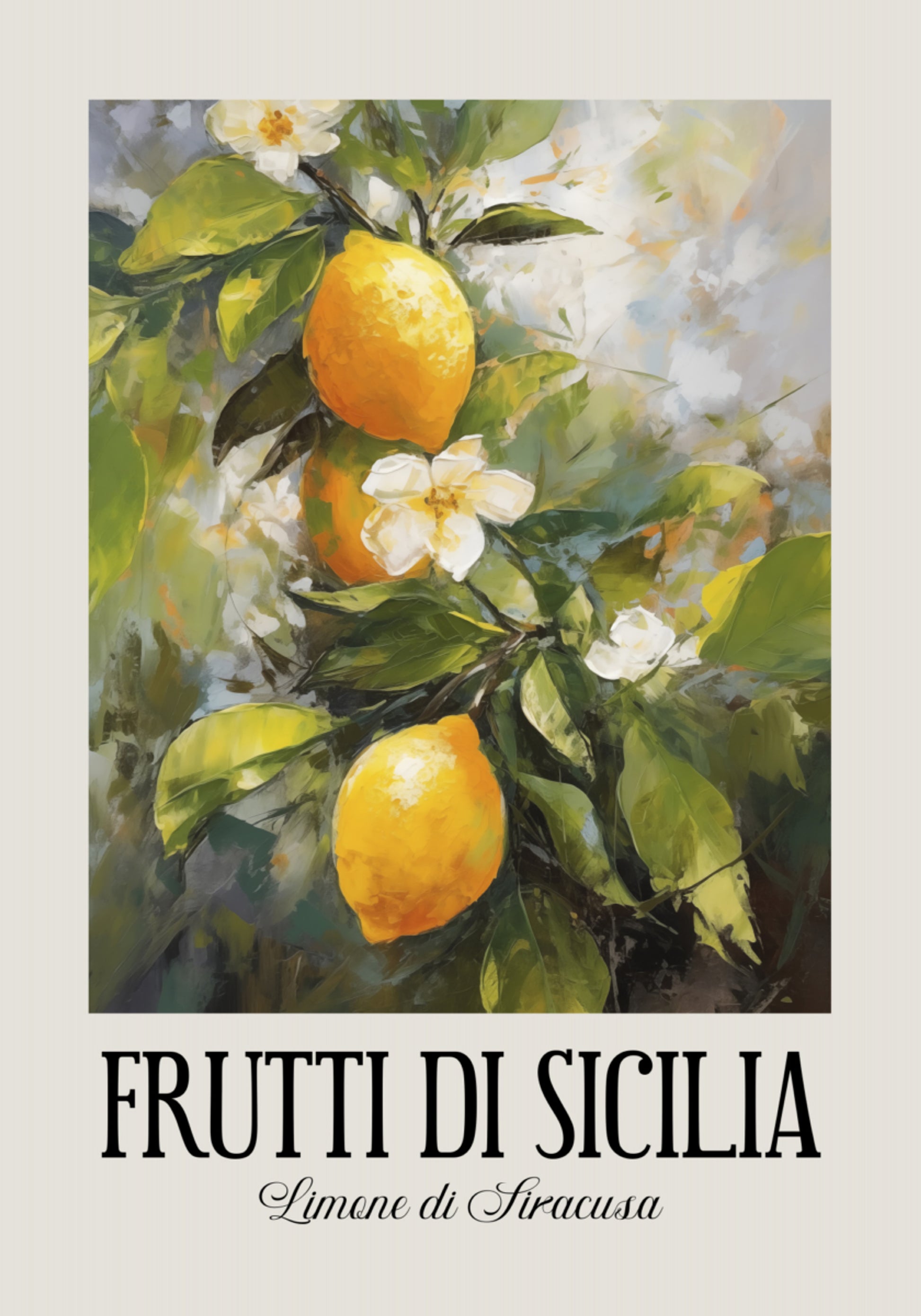 Limones sicilianos vibrantes