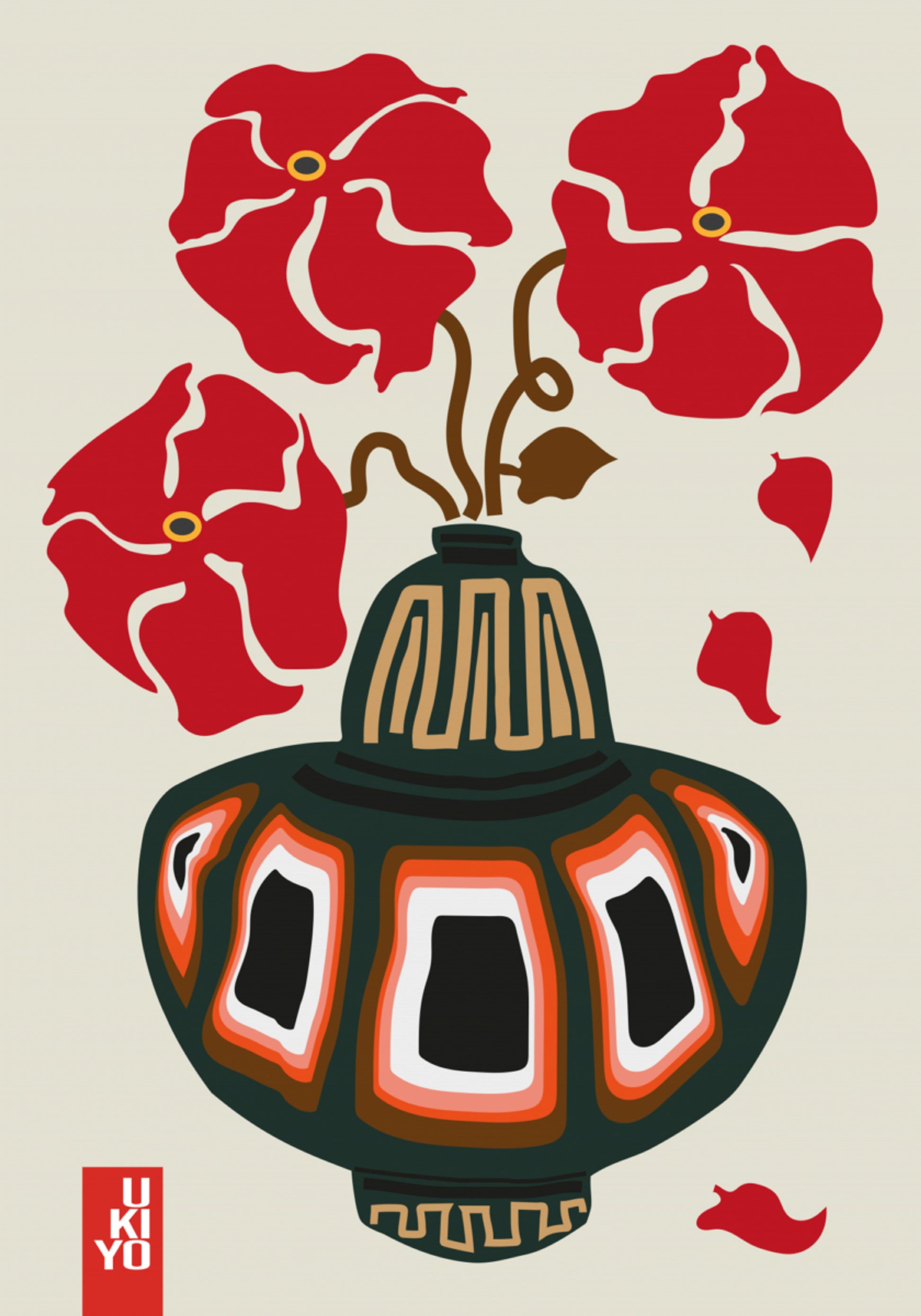 Salvar las flores de Ukiyo