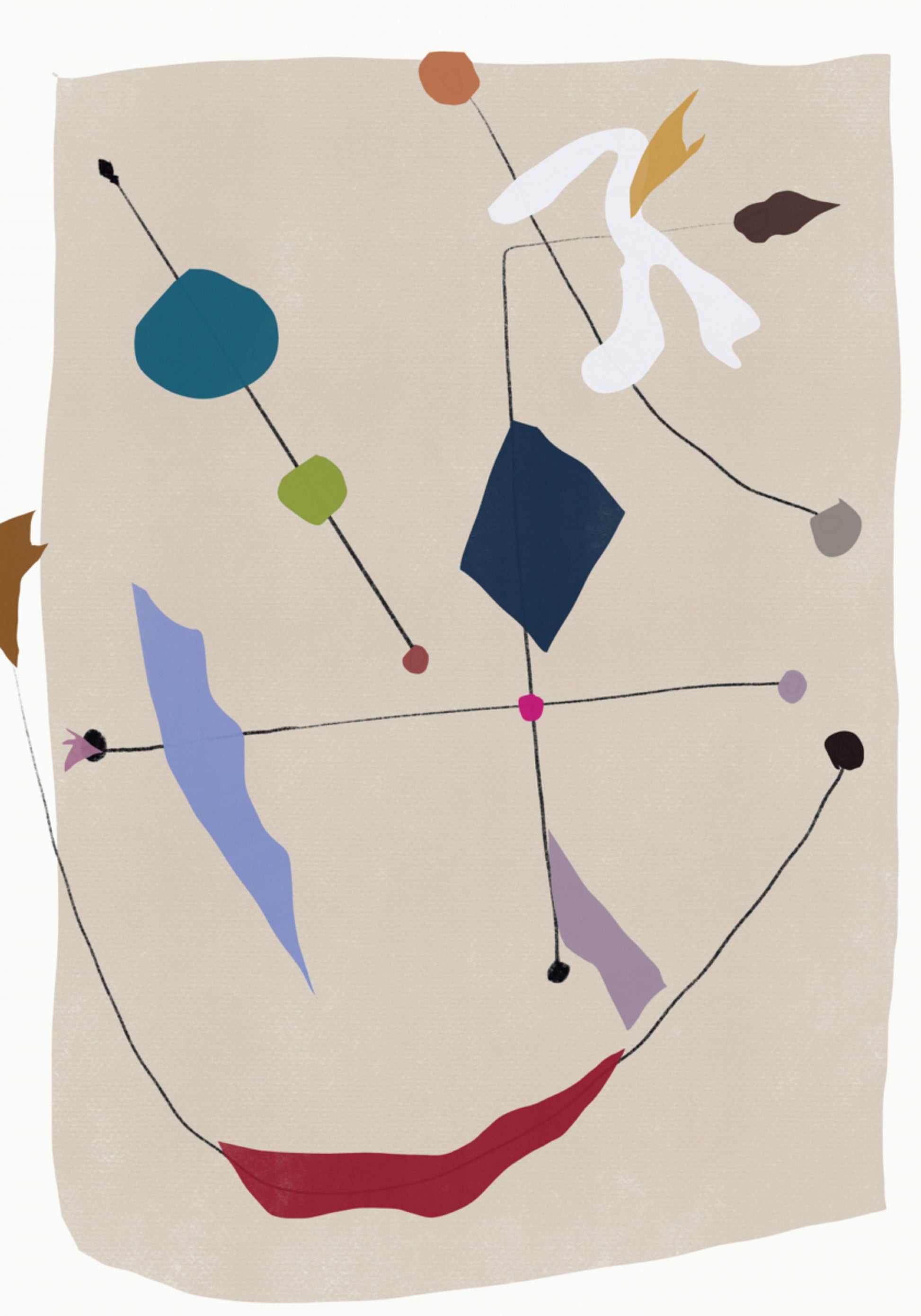 Formas abstractas caprichosas