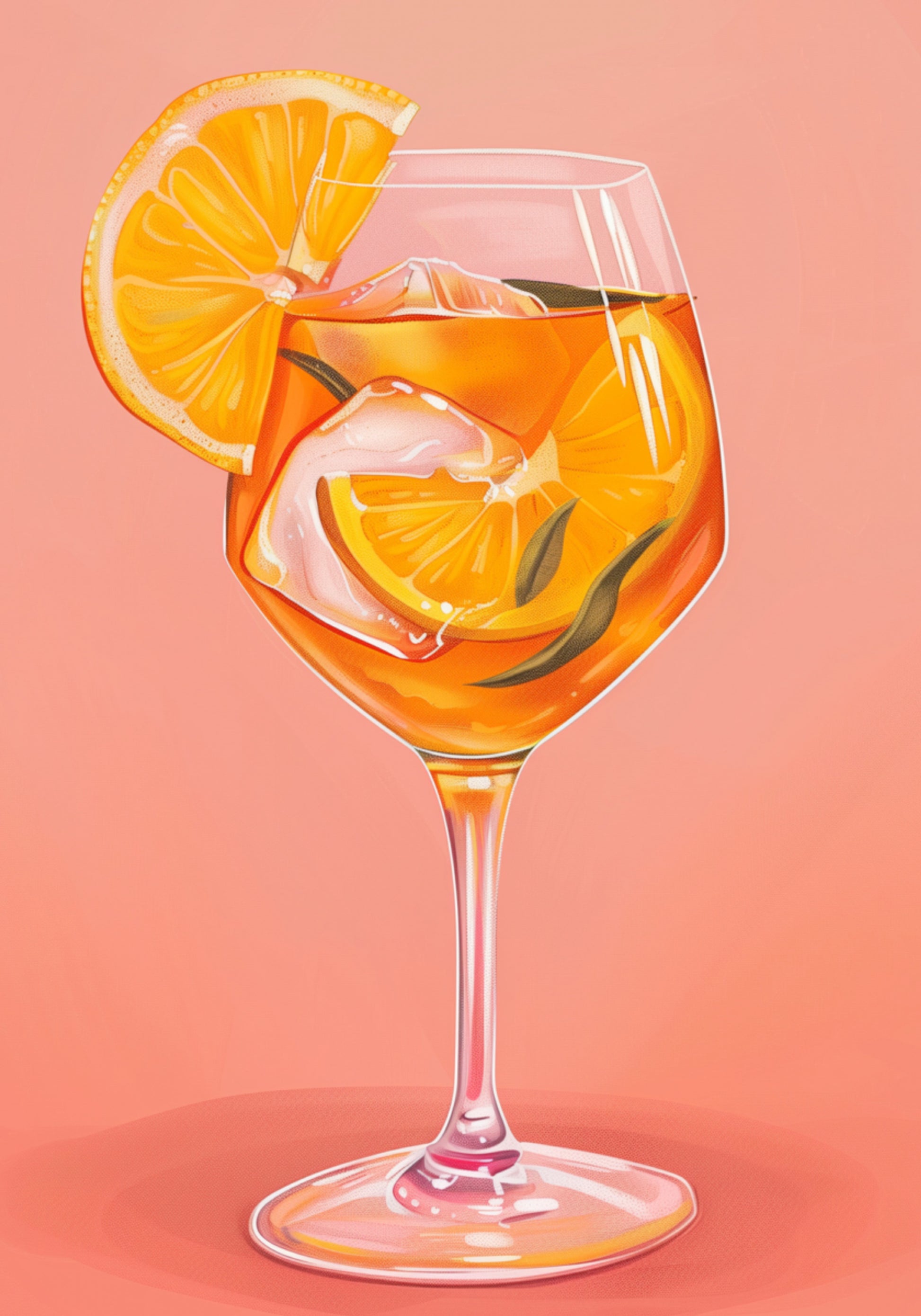 Spritz de verano de naranja