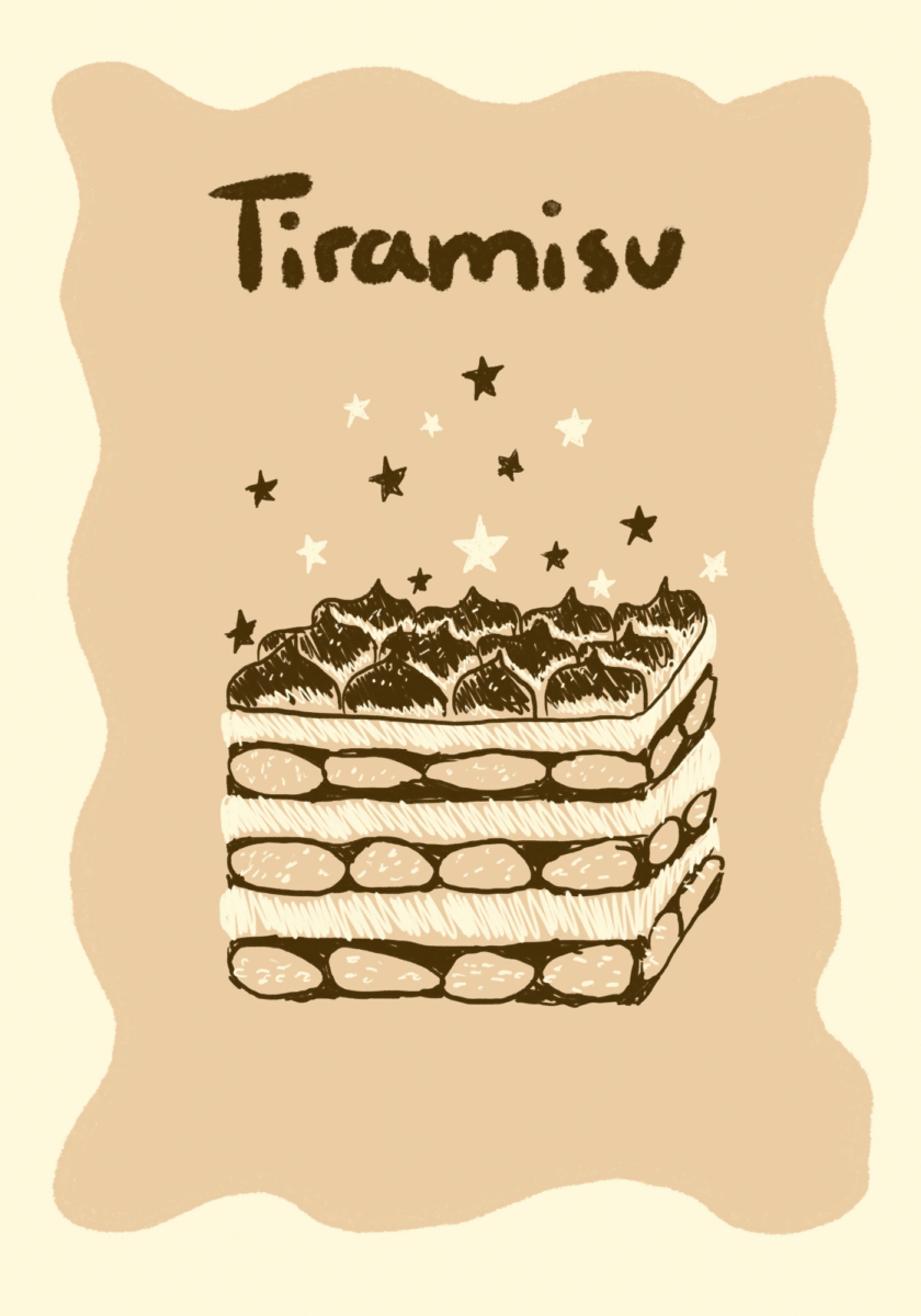 Tiramisú Con Estrellas
