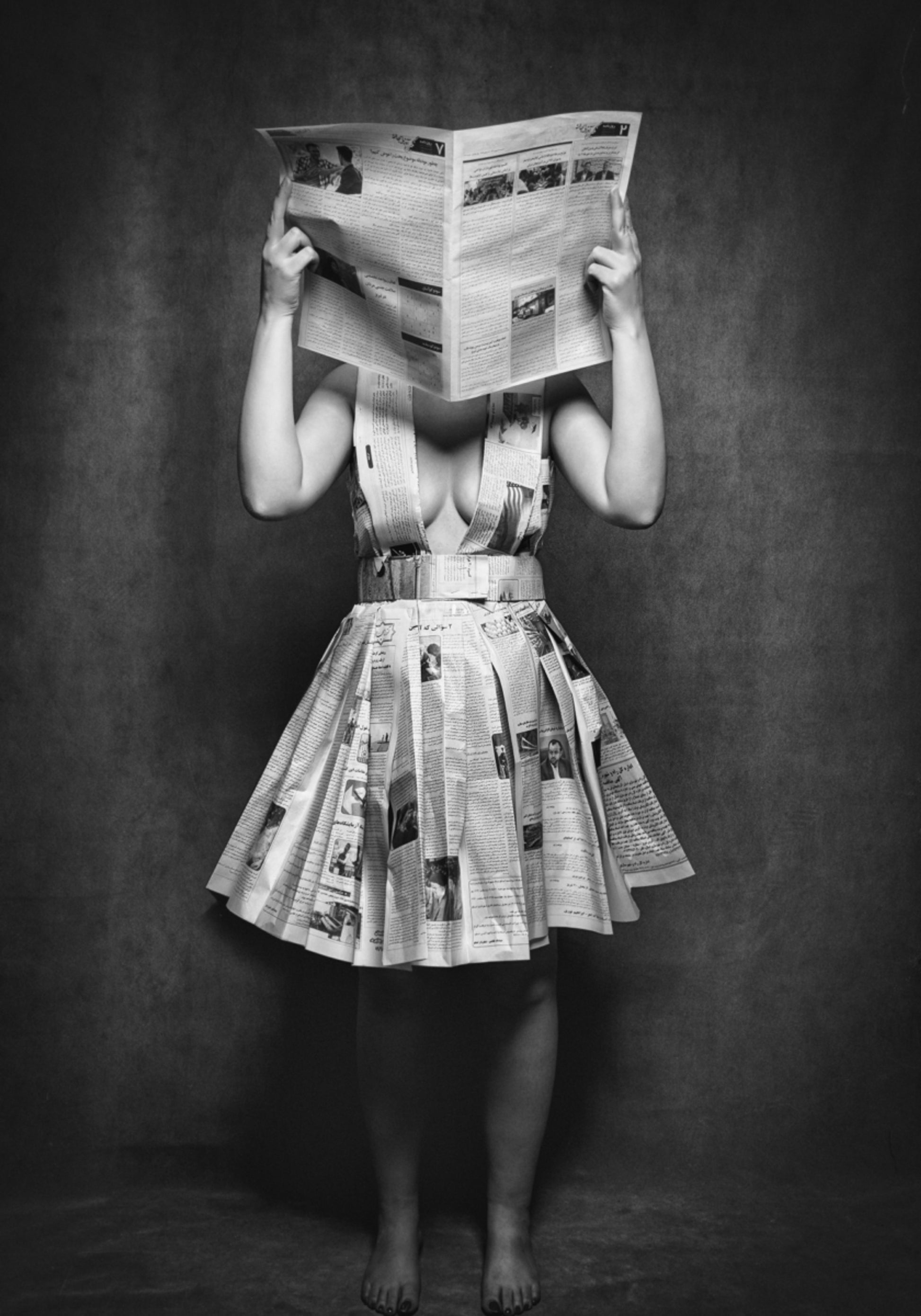 Vestido Periódico Mujer