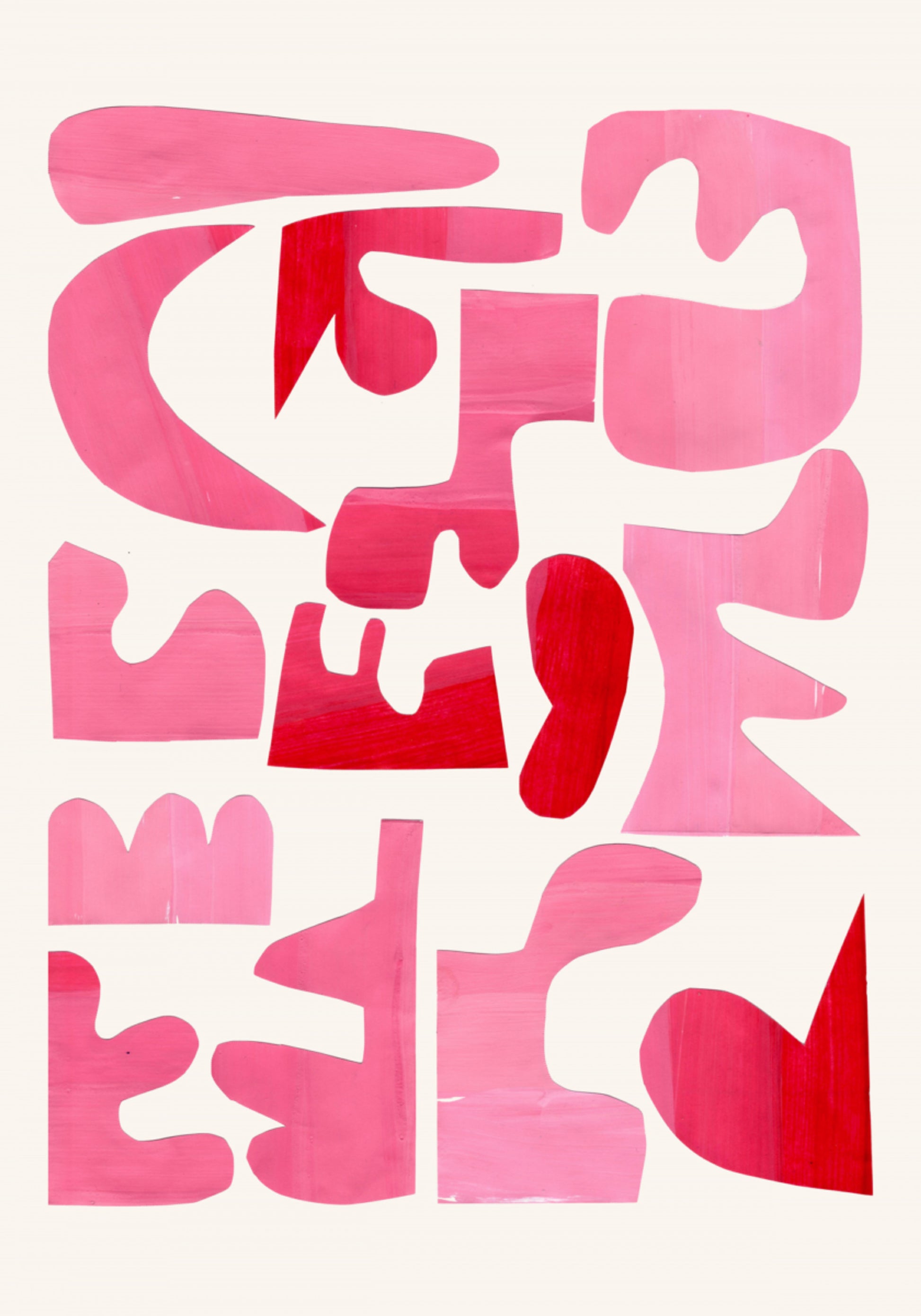 Formas rosadas audaces