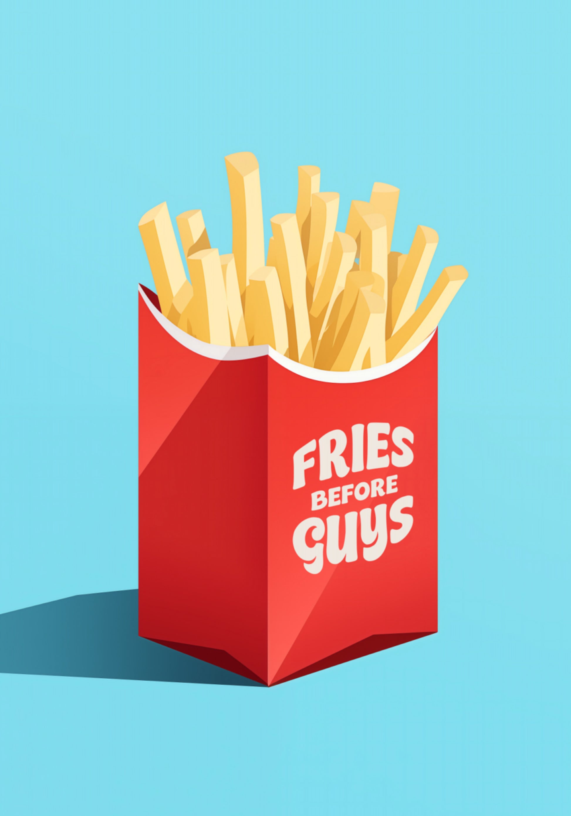 Papas fritas antes que los chicos