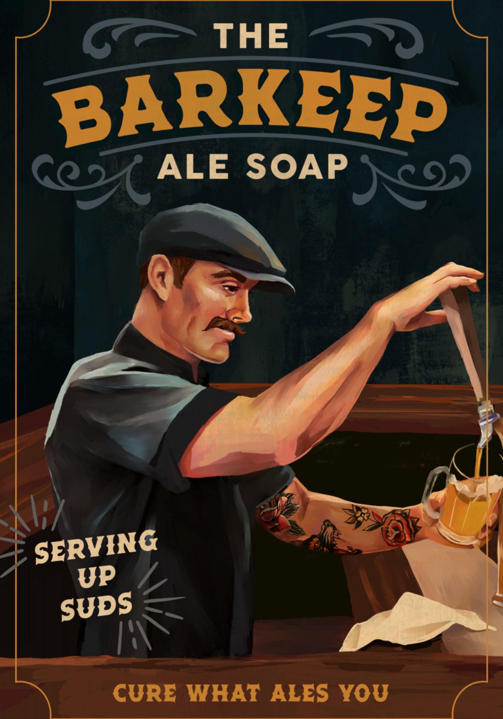 Póster Jabón Barman 20x30