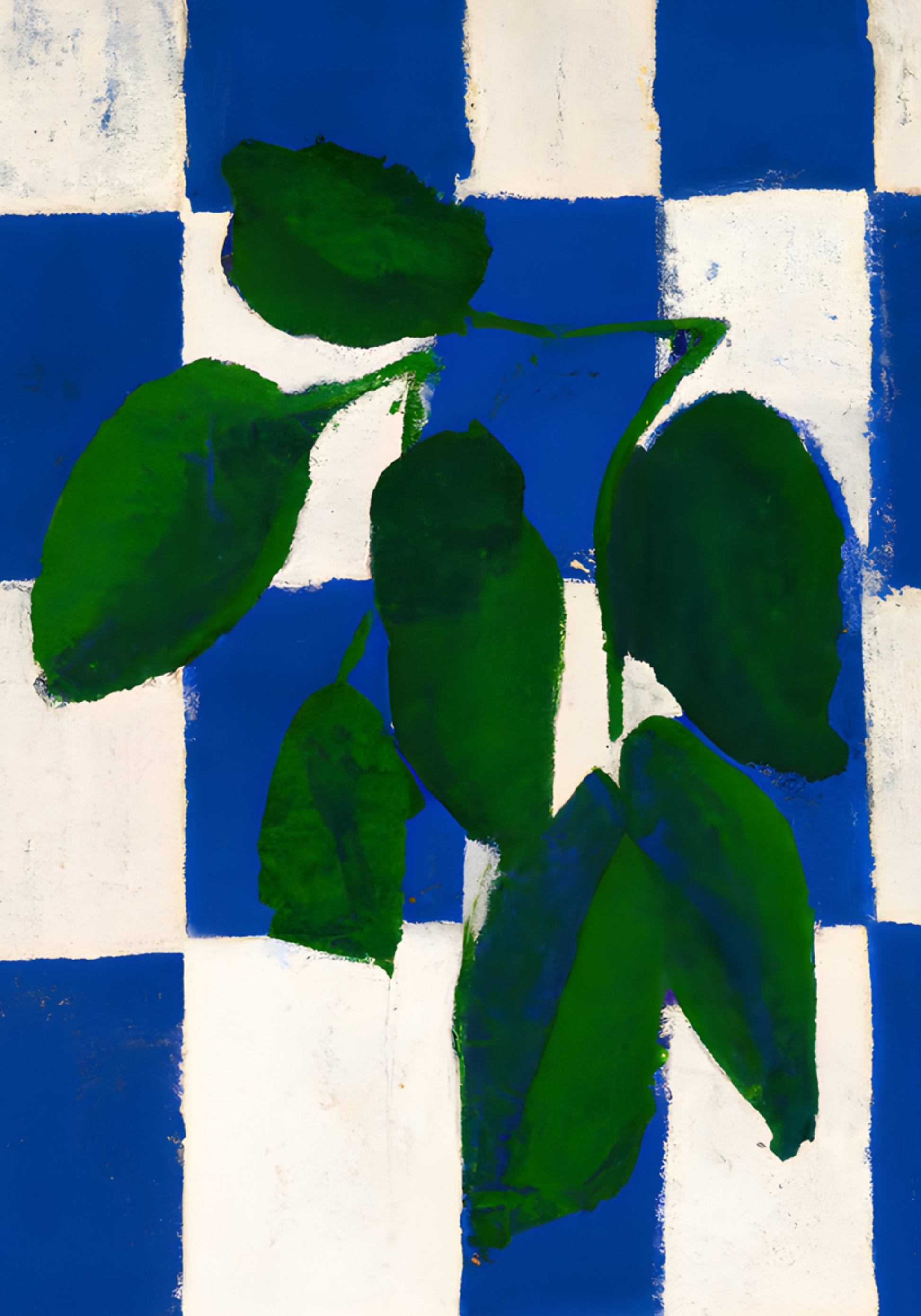 Hojas Verdes Damas Azules
