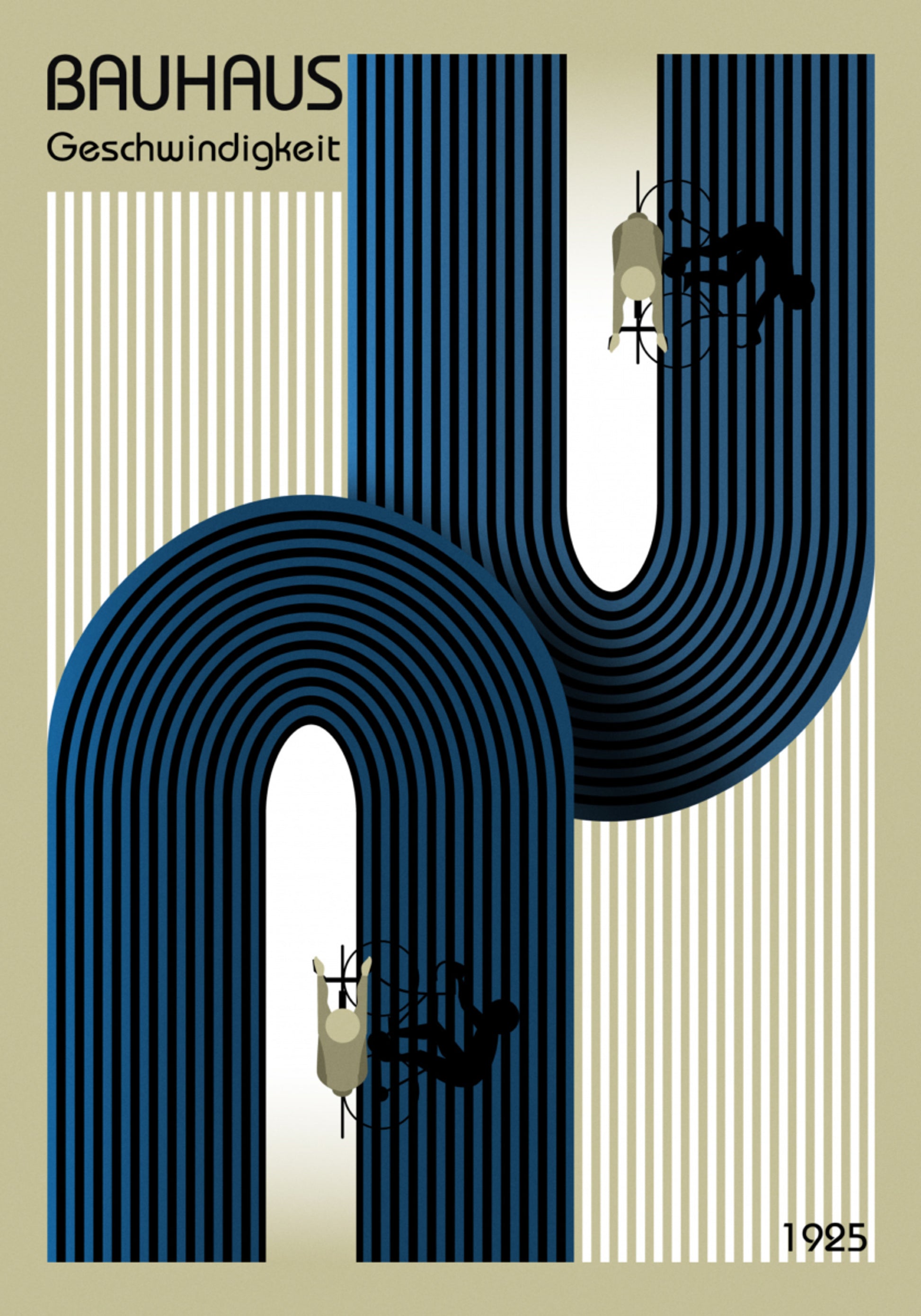 Ciclistas de velocidad de la Bauhaus