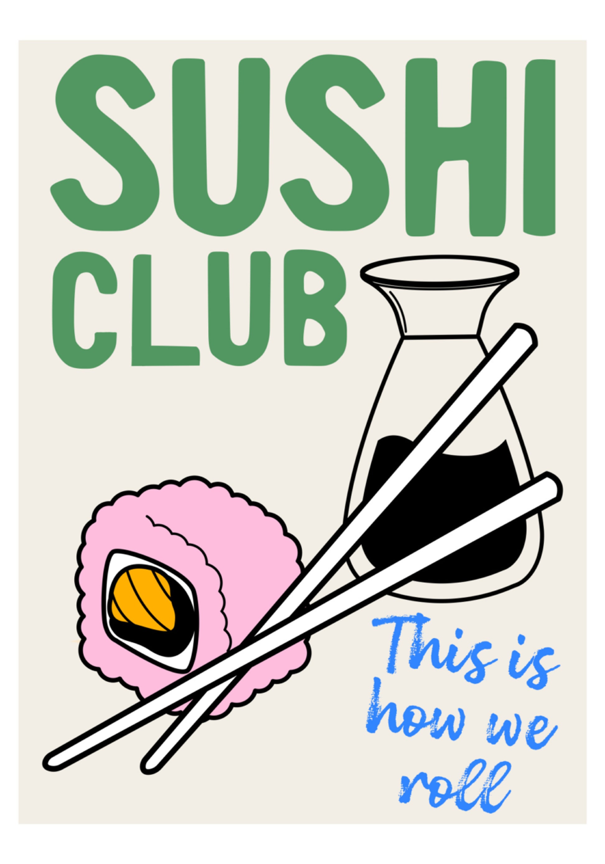 Rollos del club de sushi