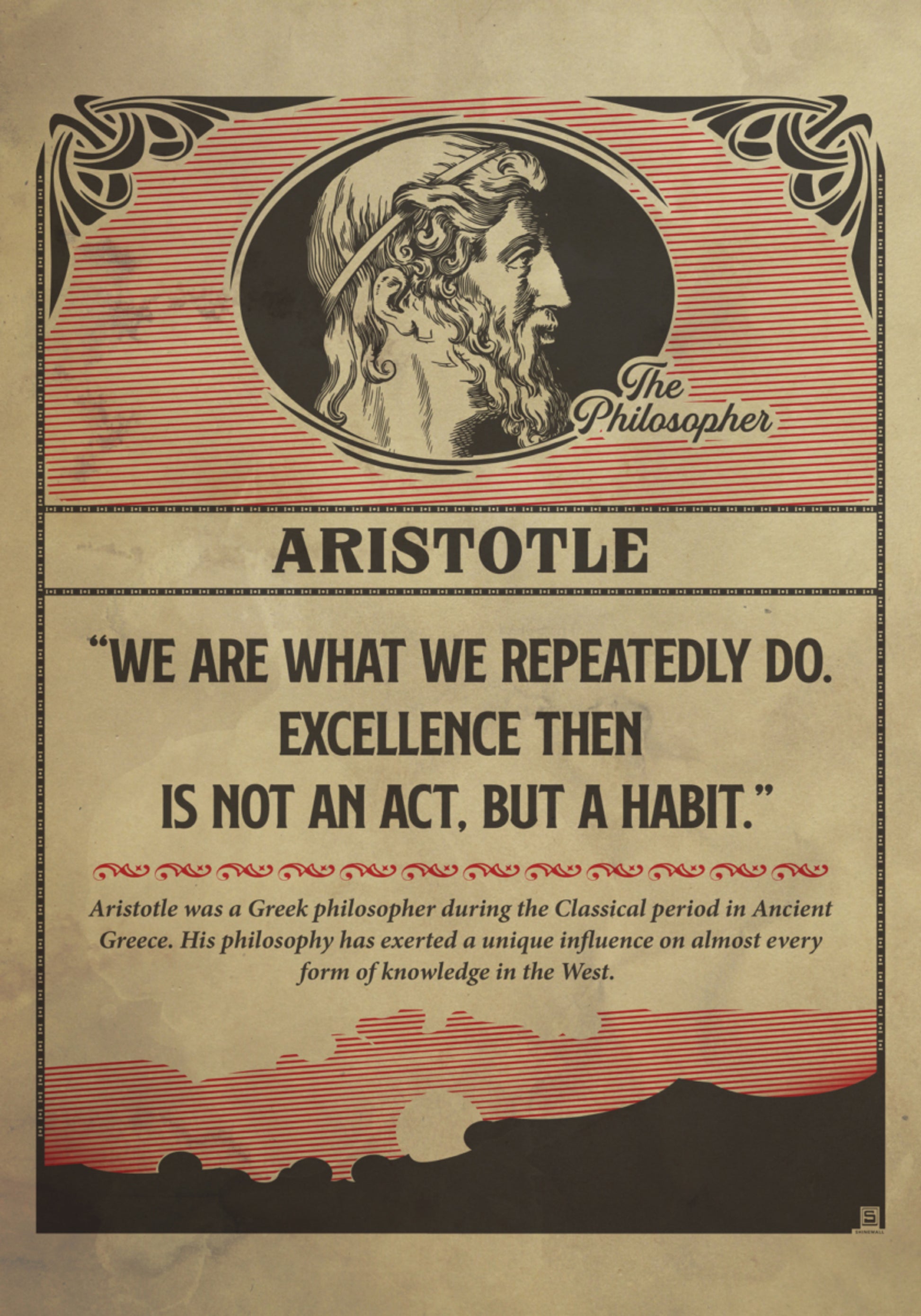 Cita vintage de Aristóteles