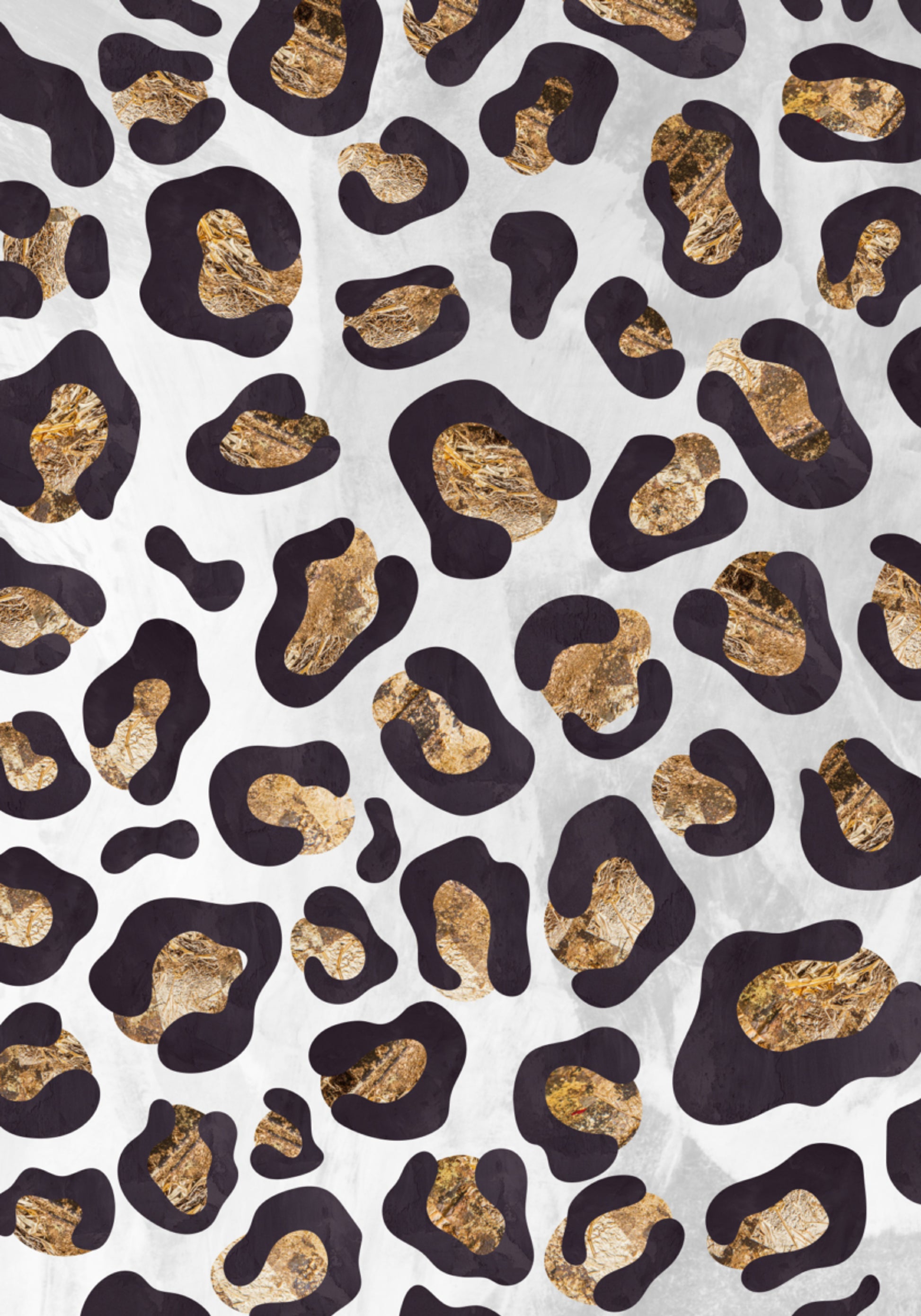 Leopardo dorado glamoroso