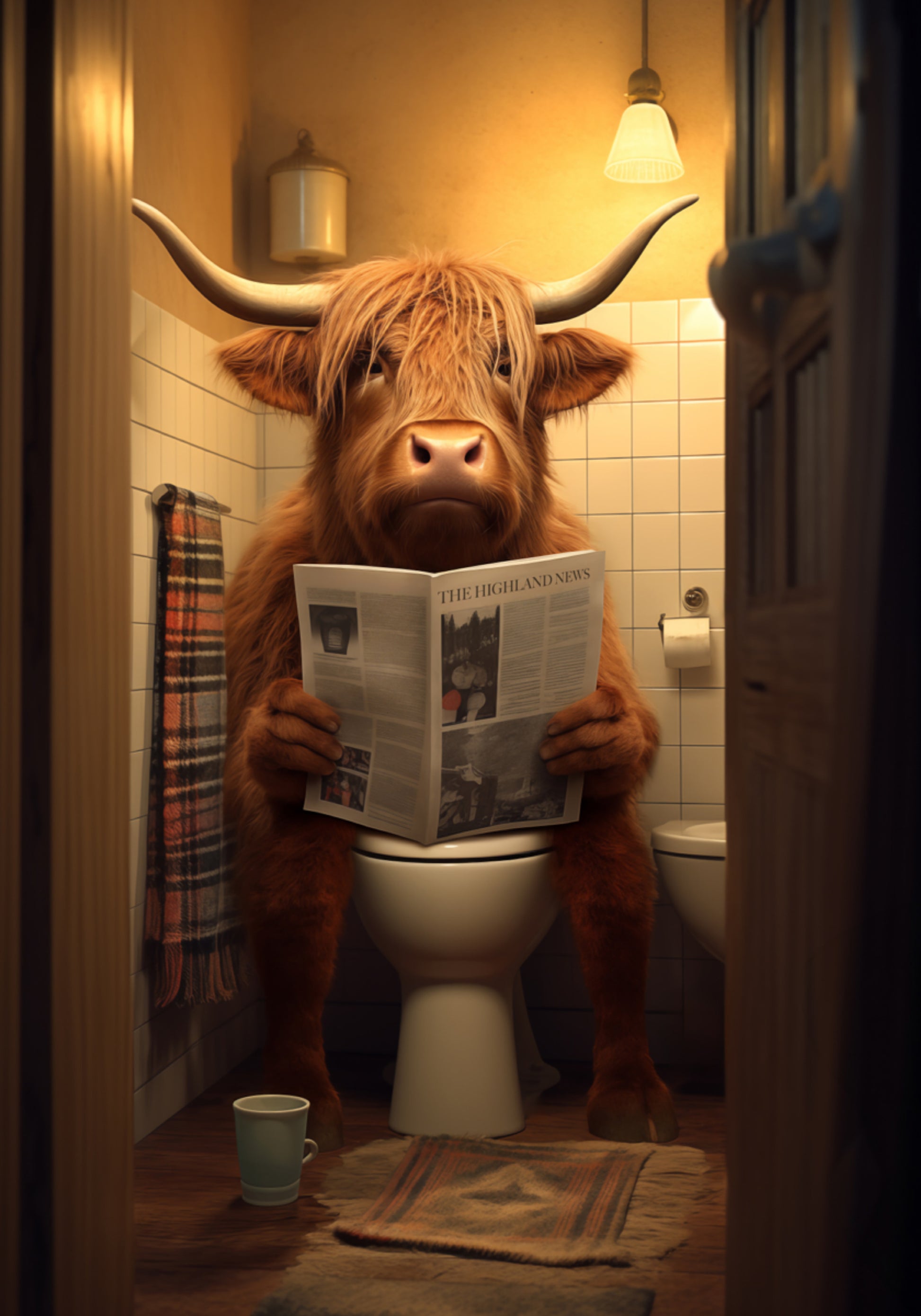 Noticias de lectura de vacas de las tierras altas