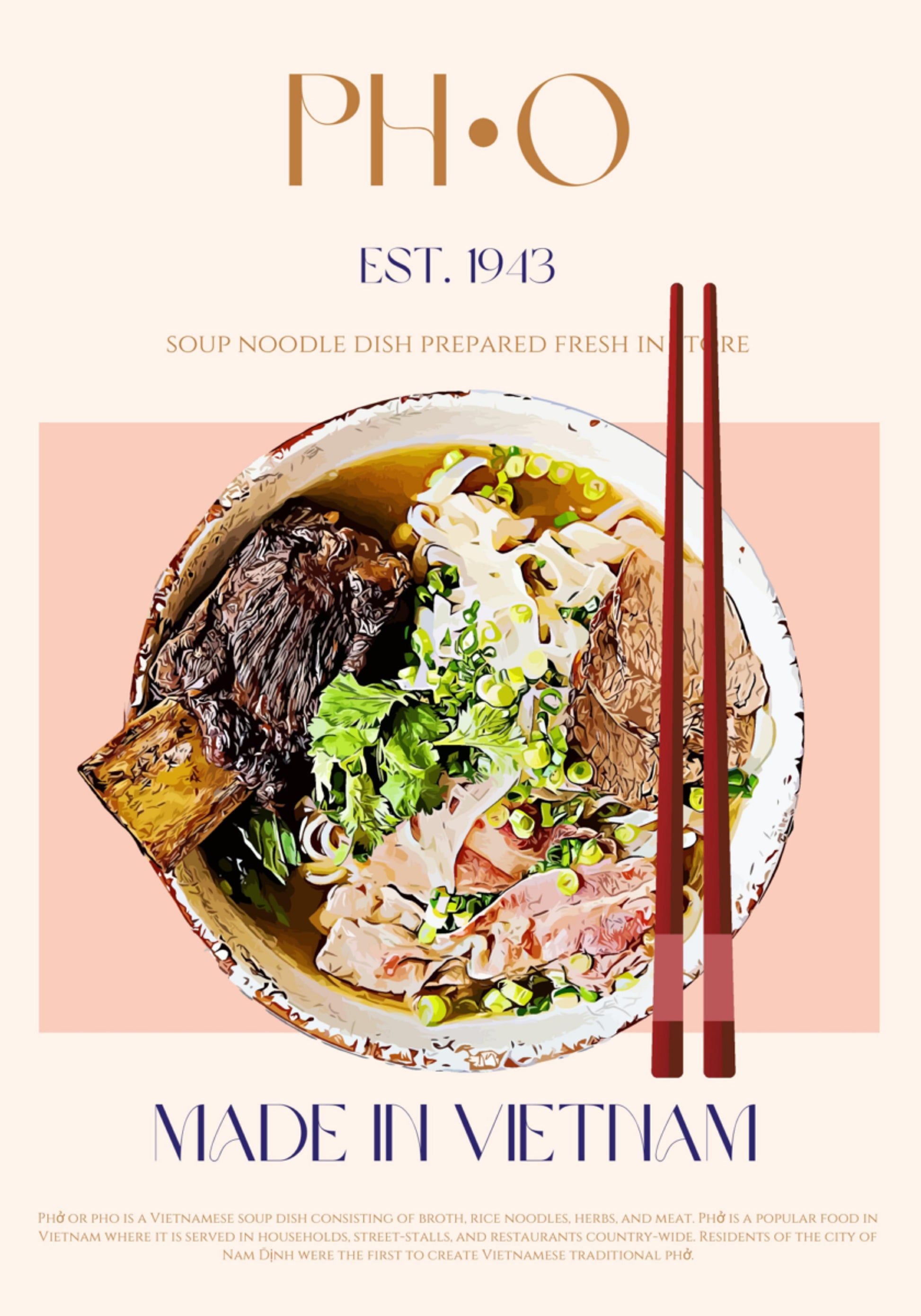 Auténtico Pho de carne