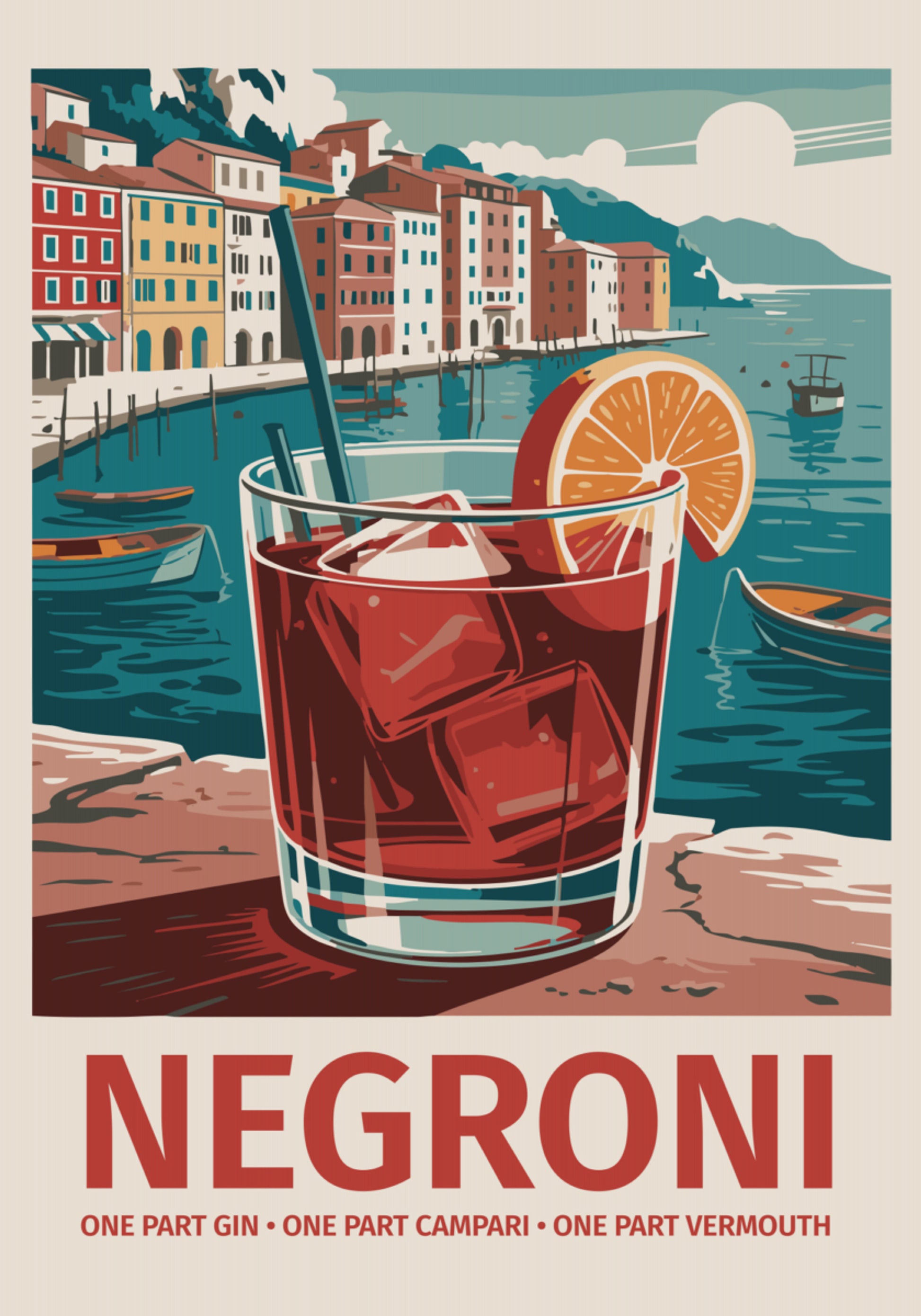 Pueblo costero de Negroni