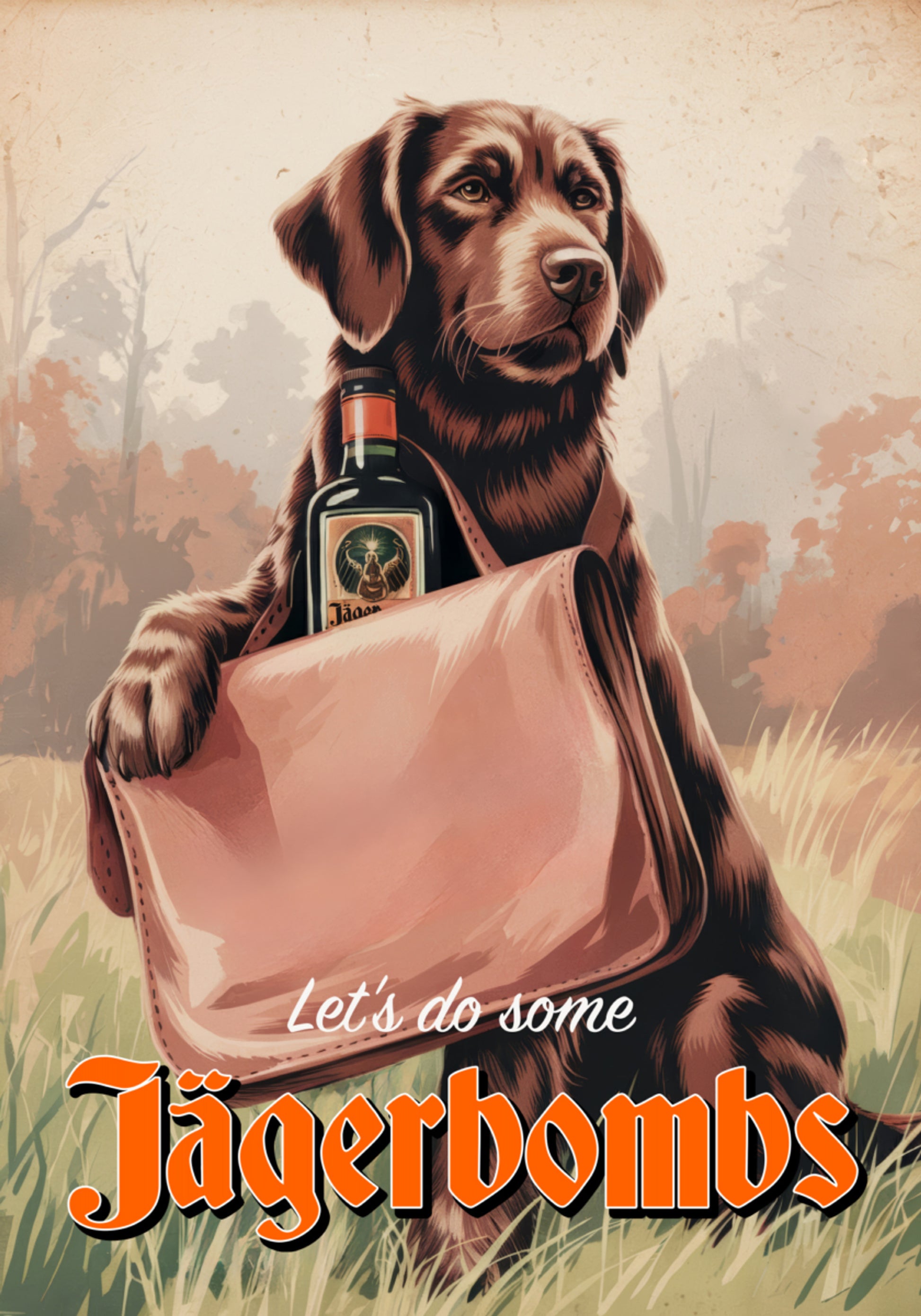 Cartera del perro leal