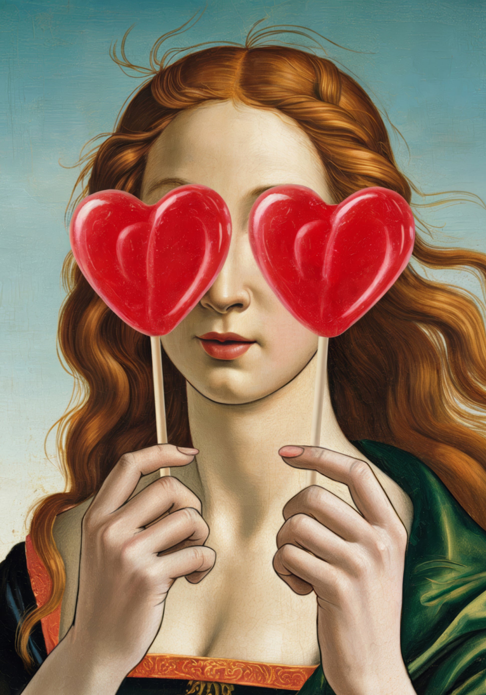 Retrato de dulce corazón