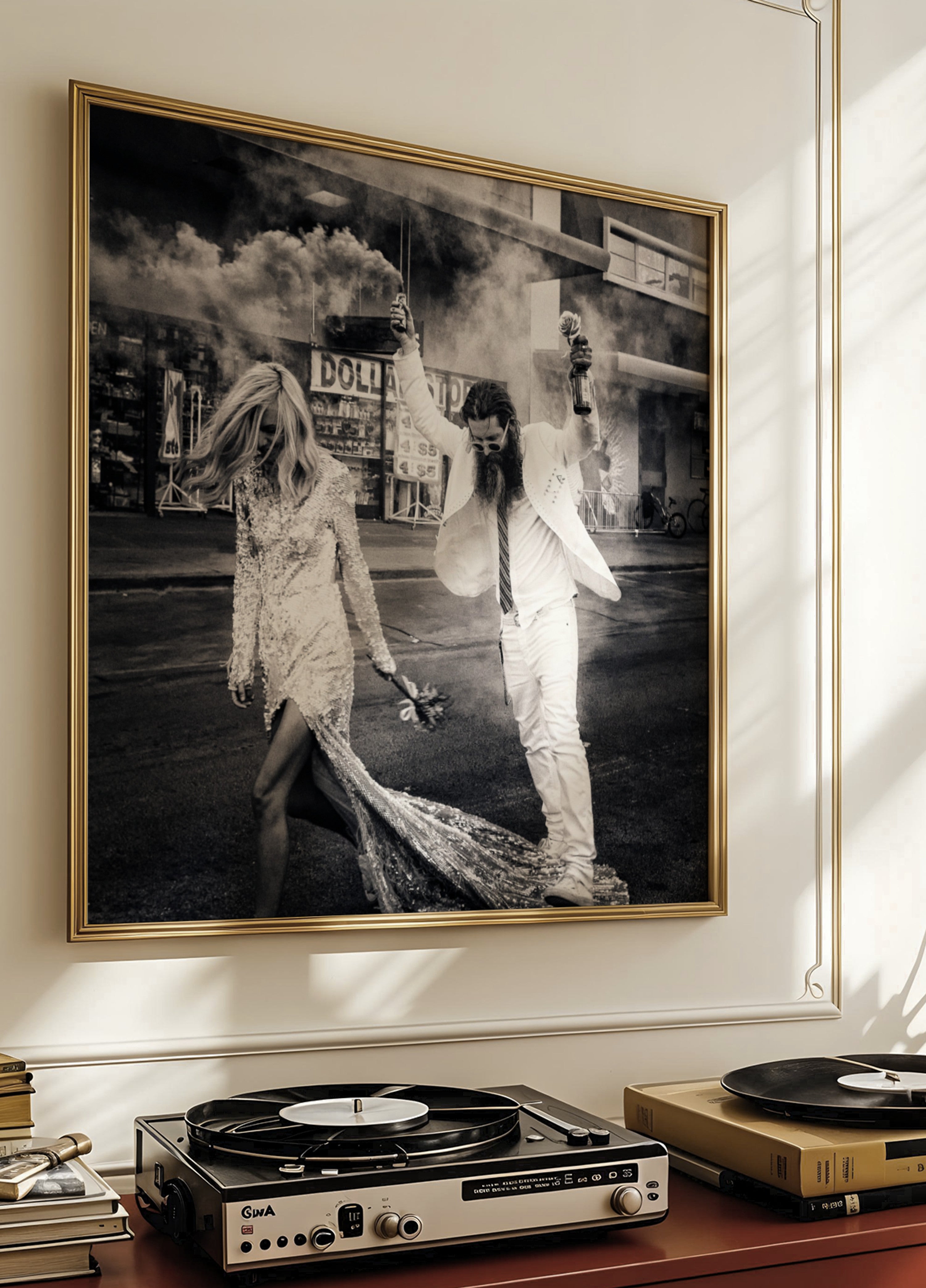 Boda urbana vanguardista