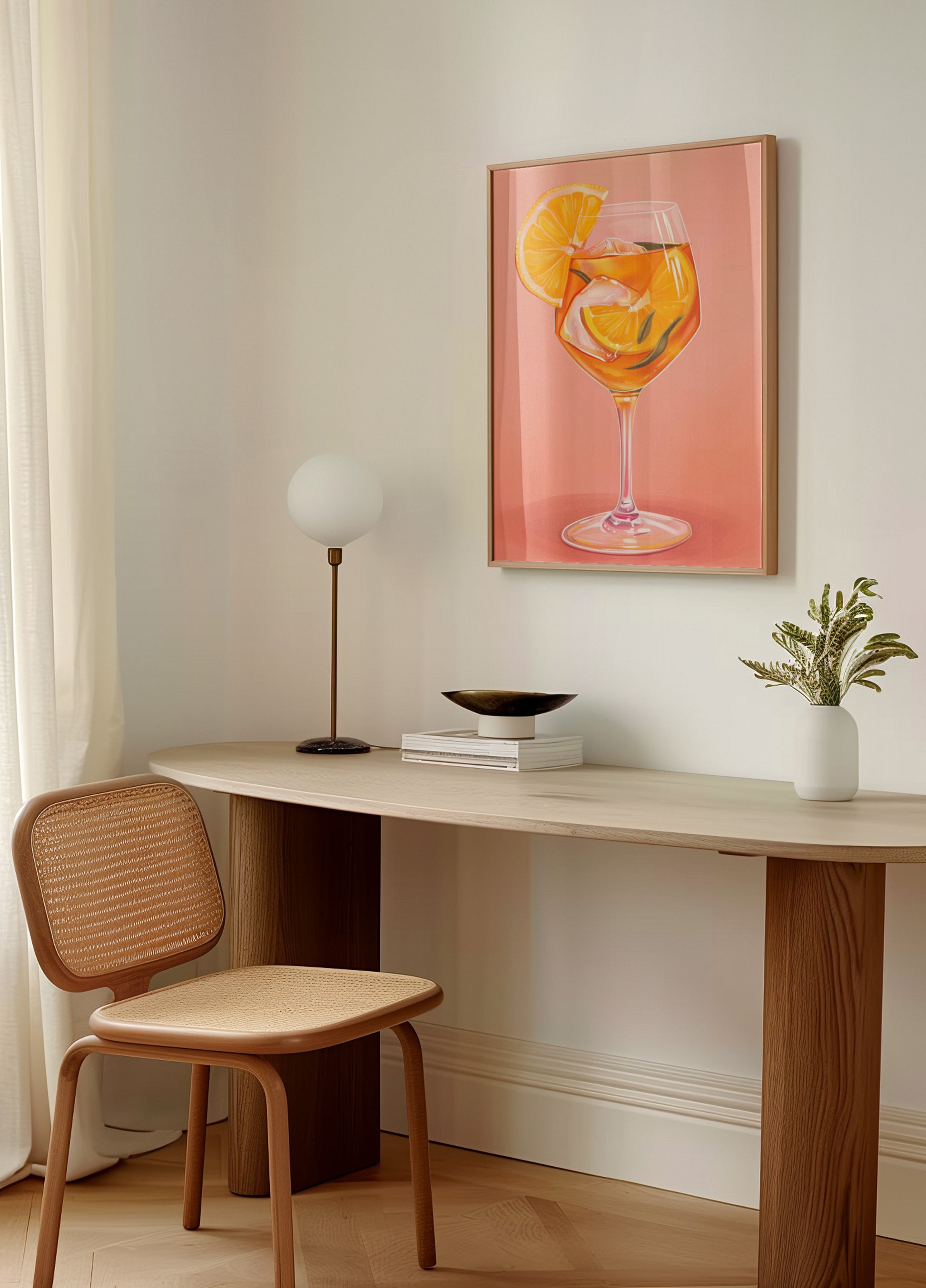 Spritz de verano de naranja
