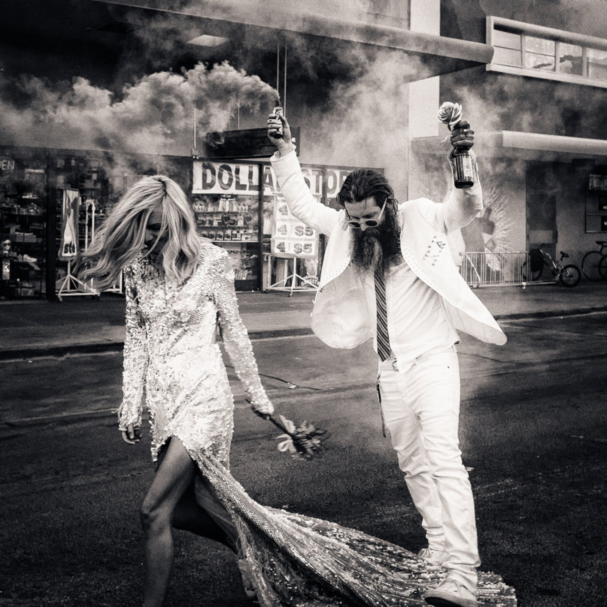 Boda urbana vanguardista