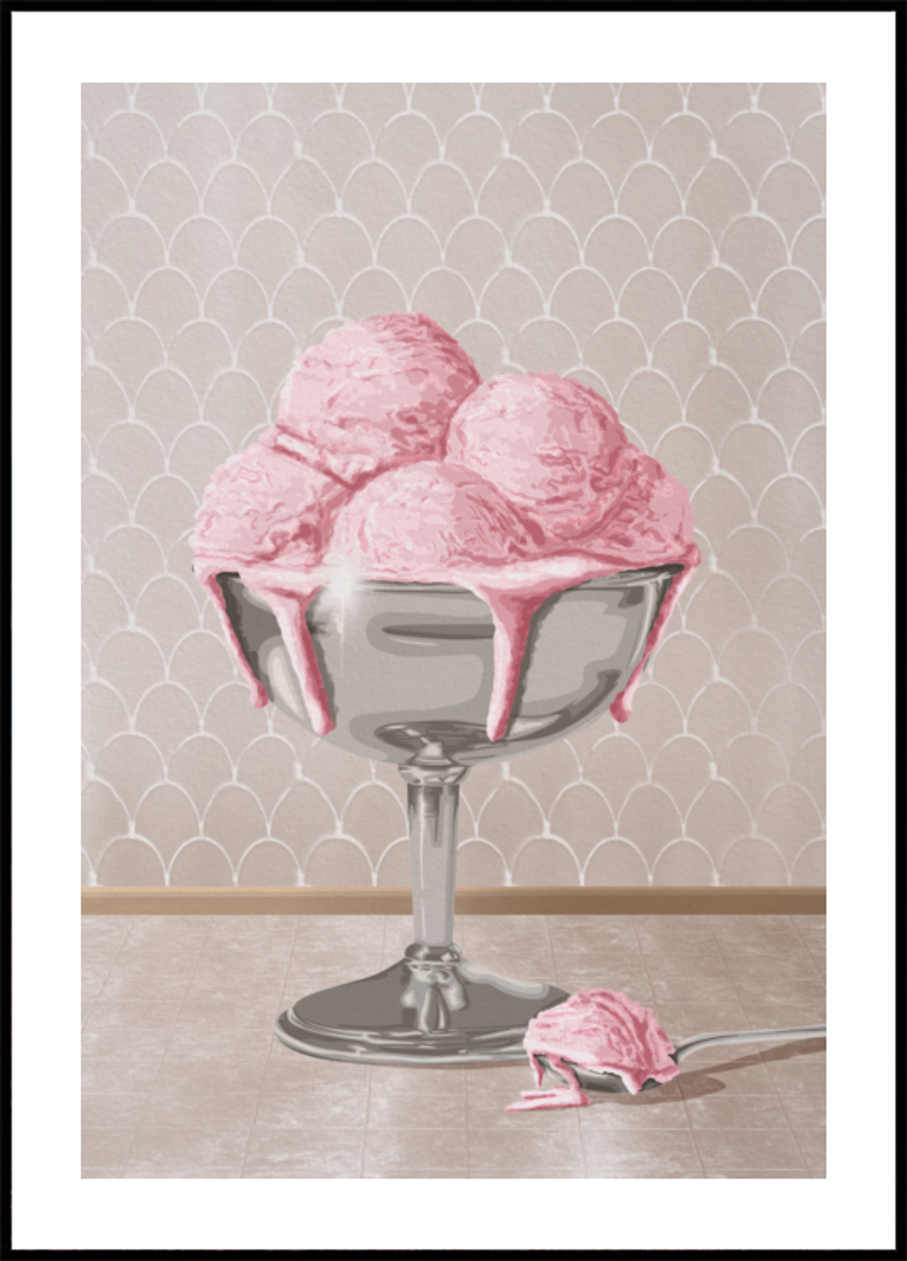 Derretimiento rosa dulce