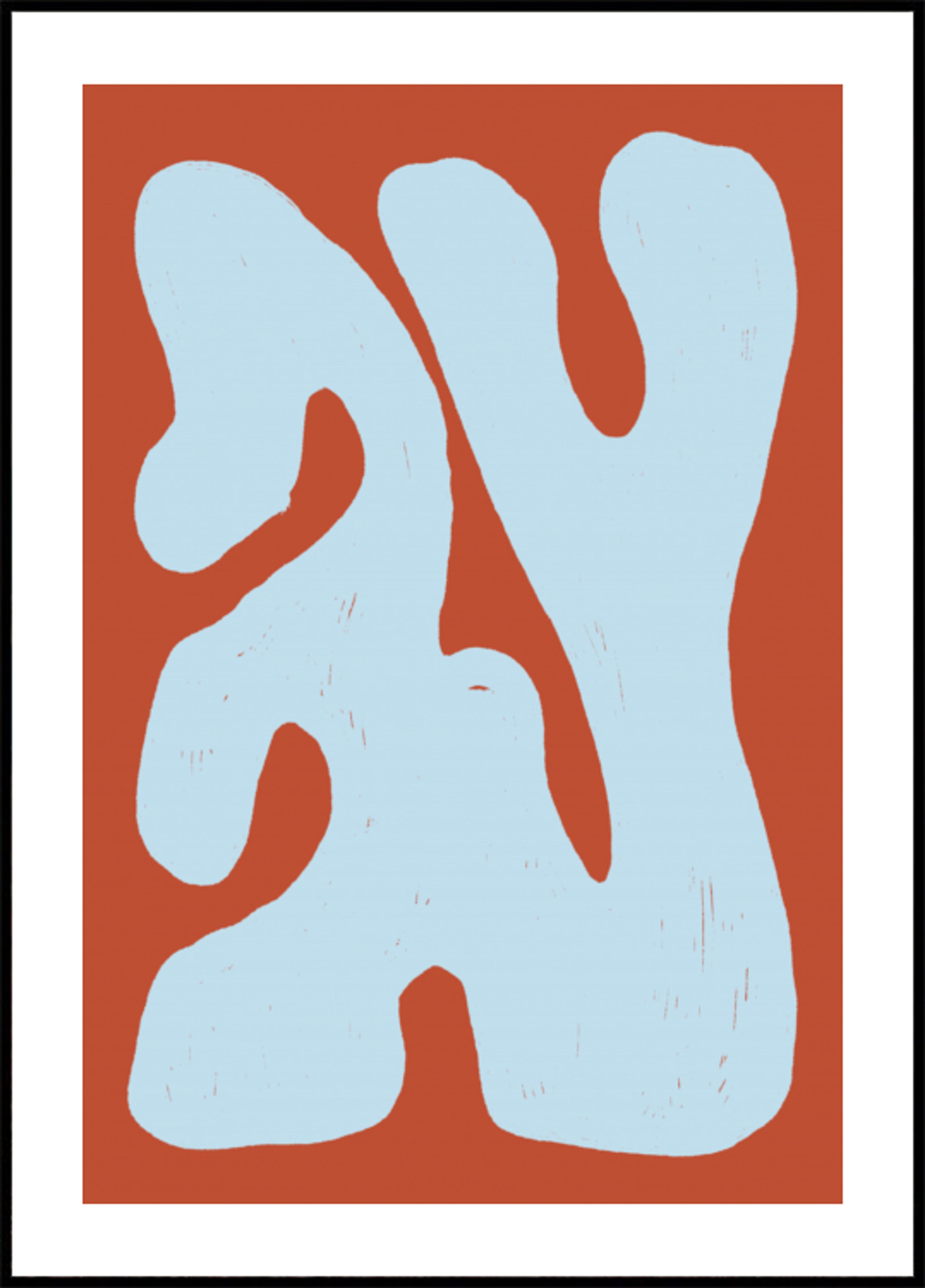 Formas azul terracota