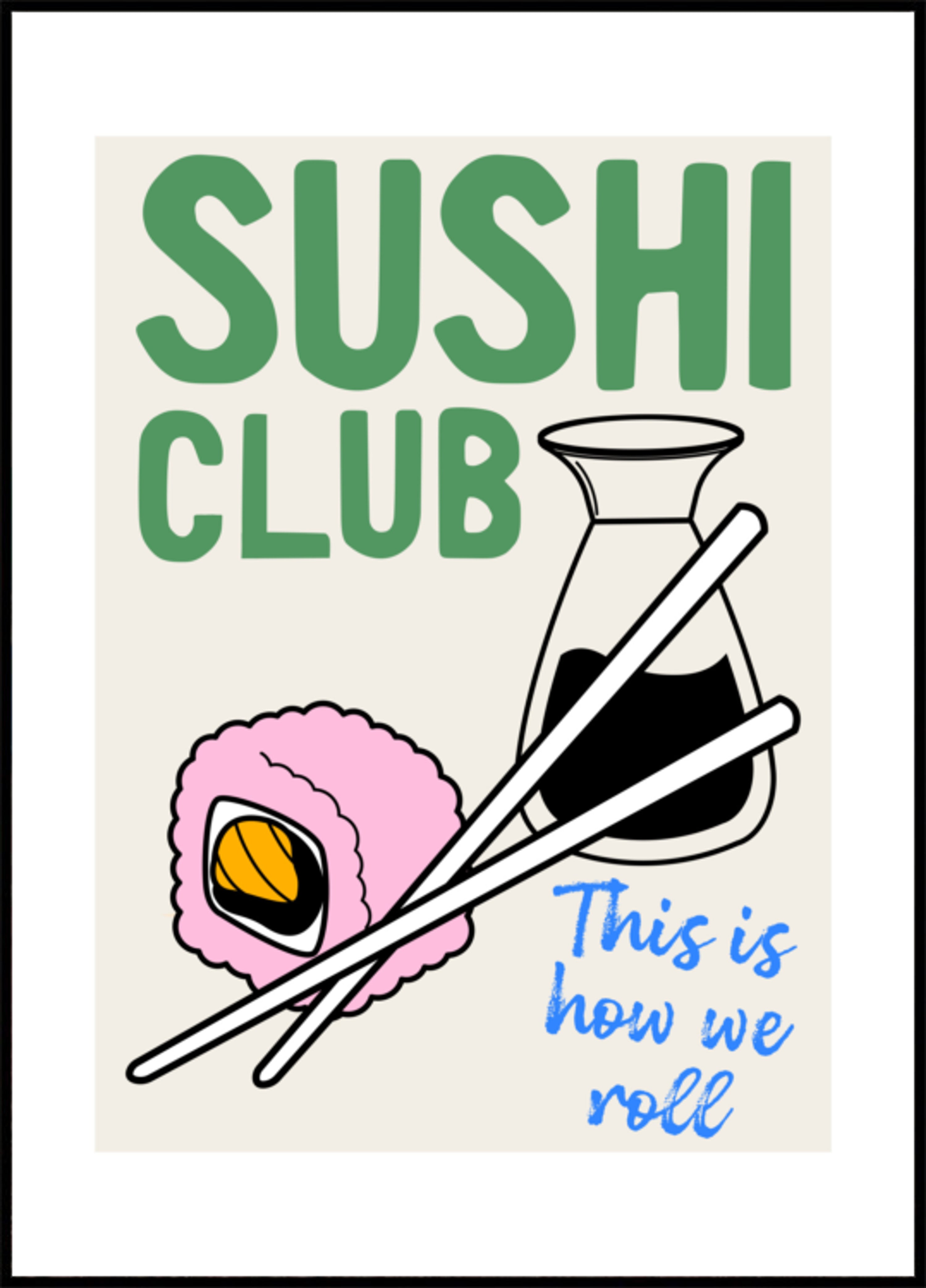 Rollos del club de sushi