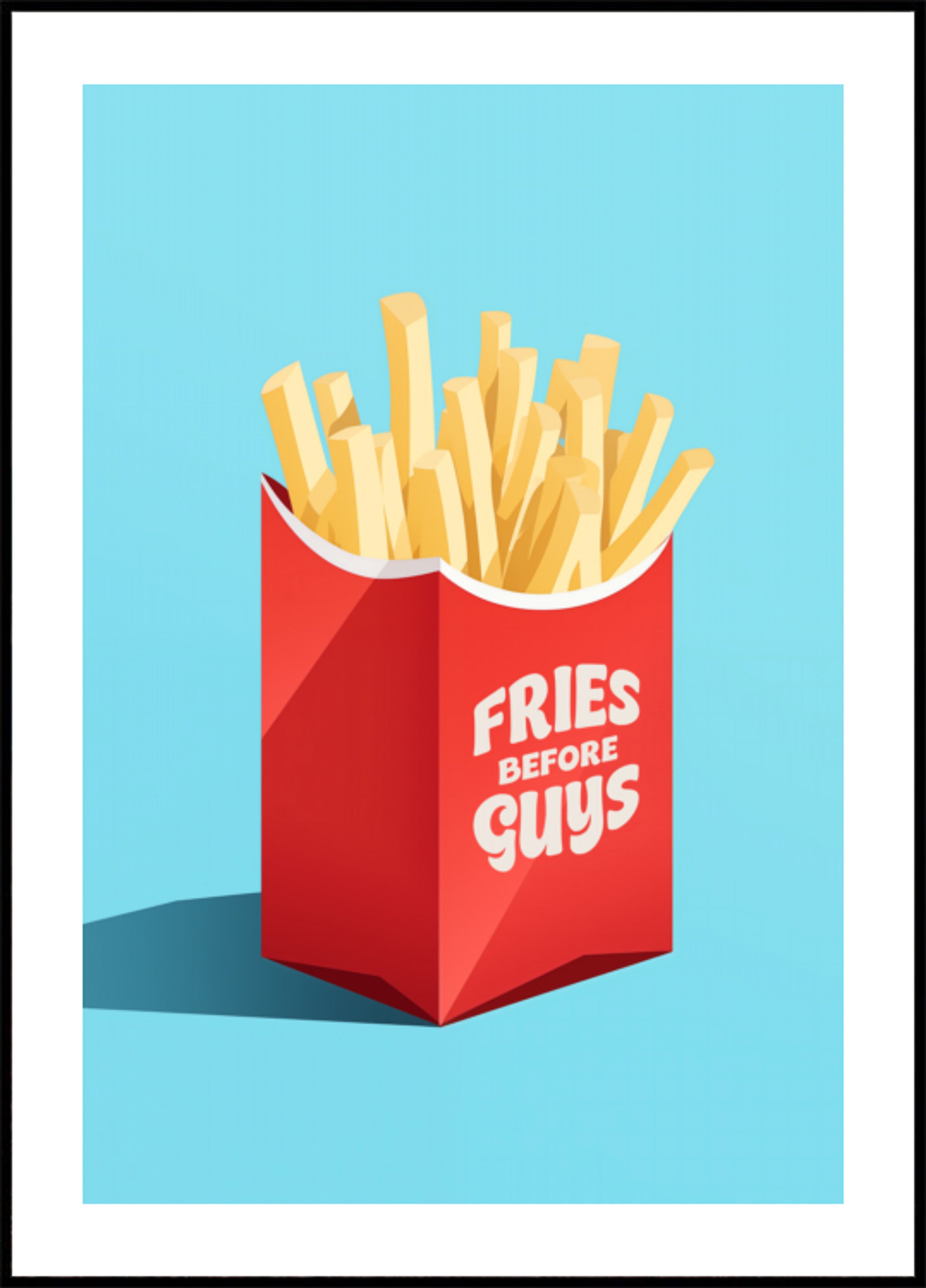 Papas fritas antes que los chicos