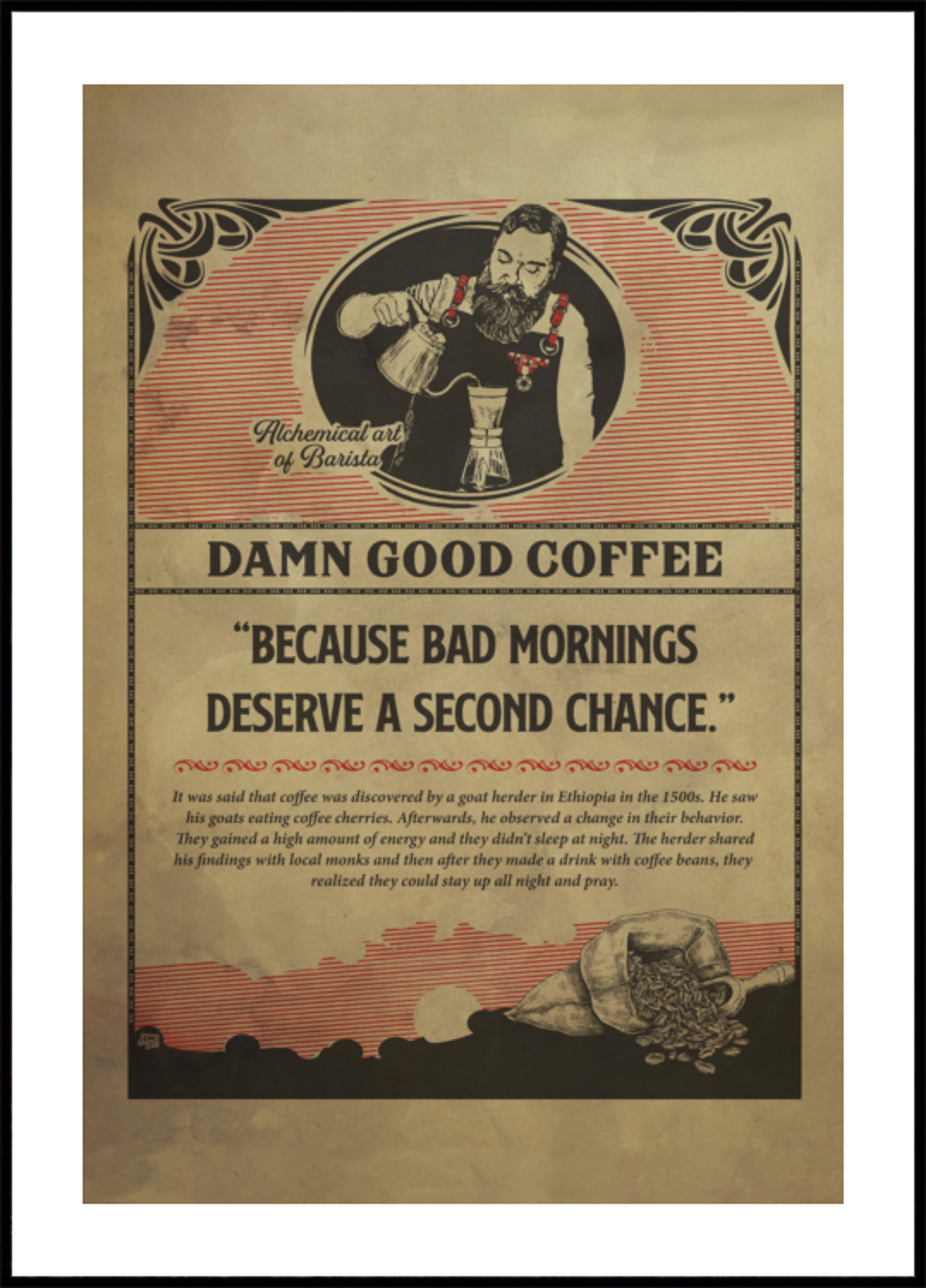 Maldito buen arte del café