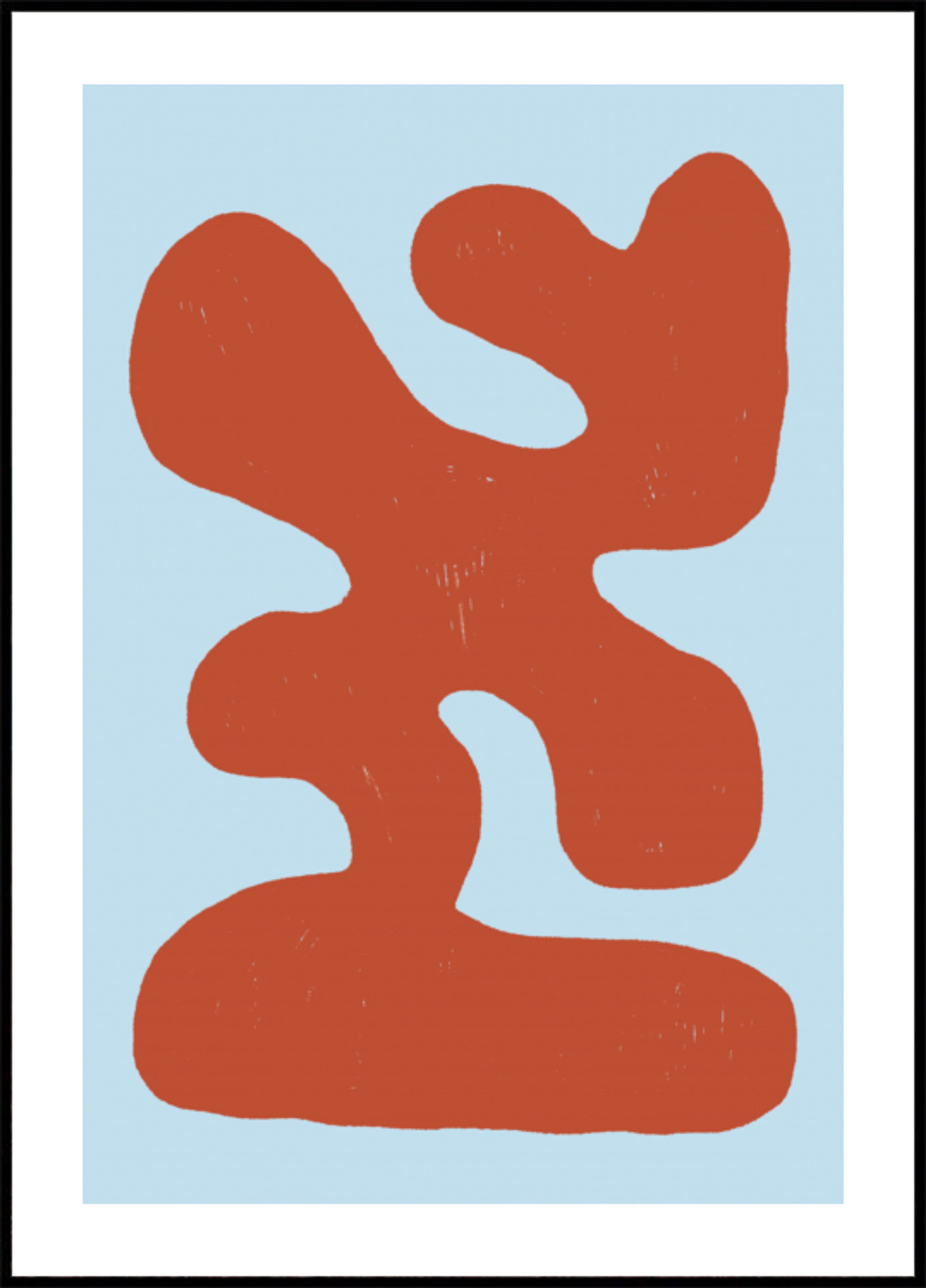 Forma fluida de terracota.