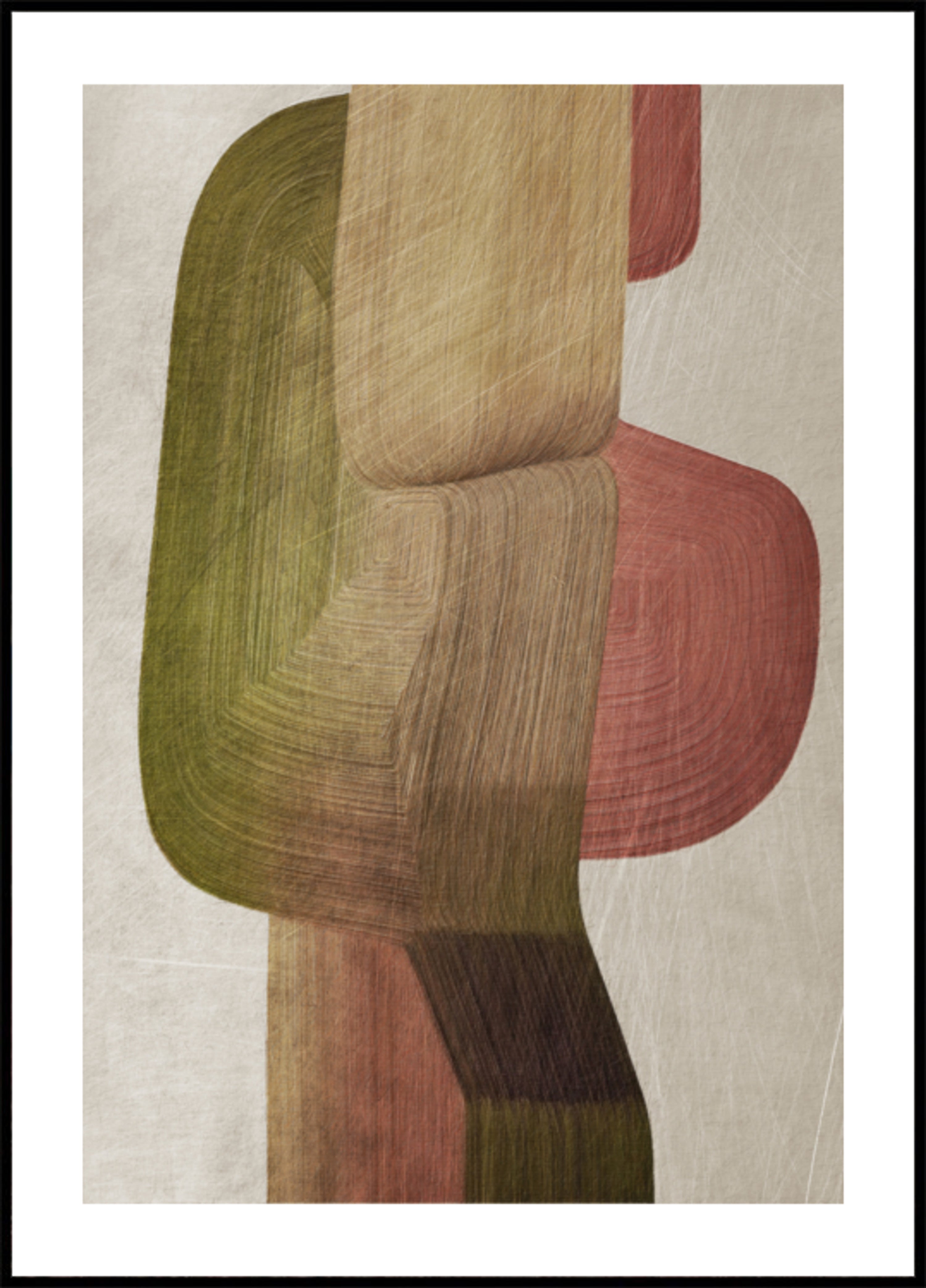Formas abstractas terrosas