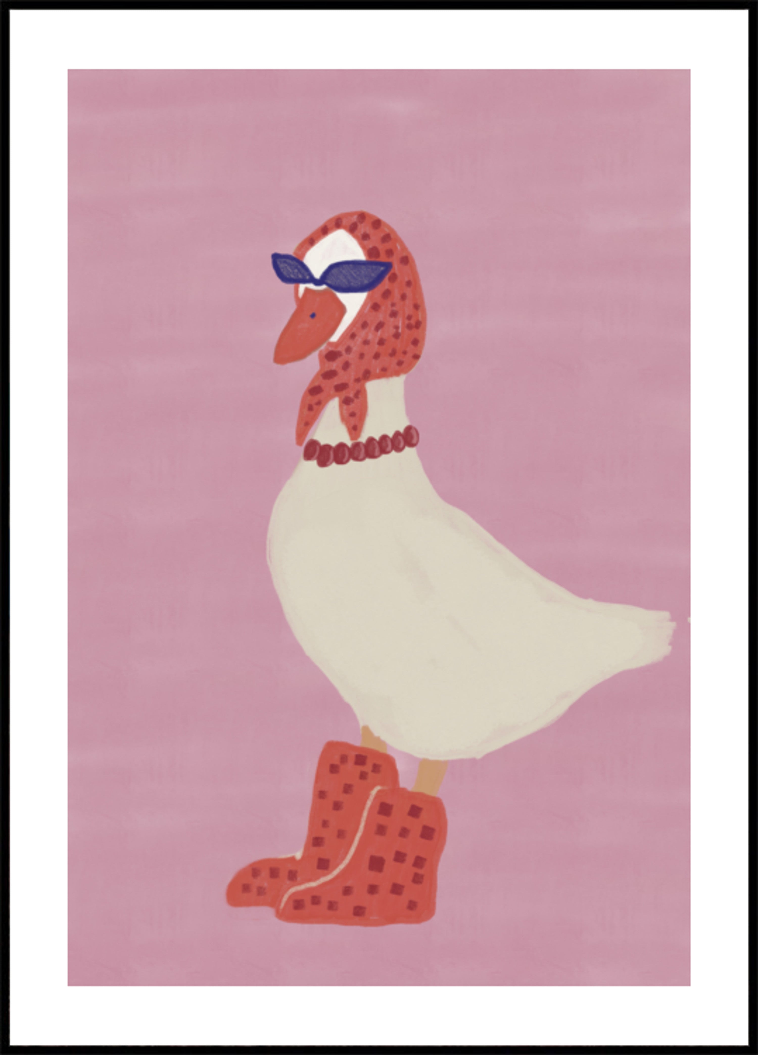 Moda elegante de ganso